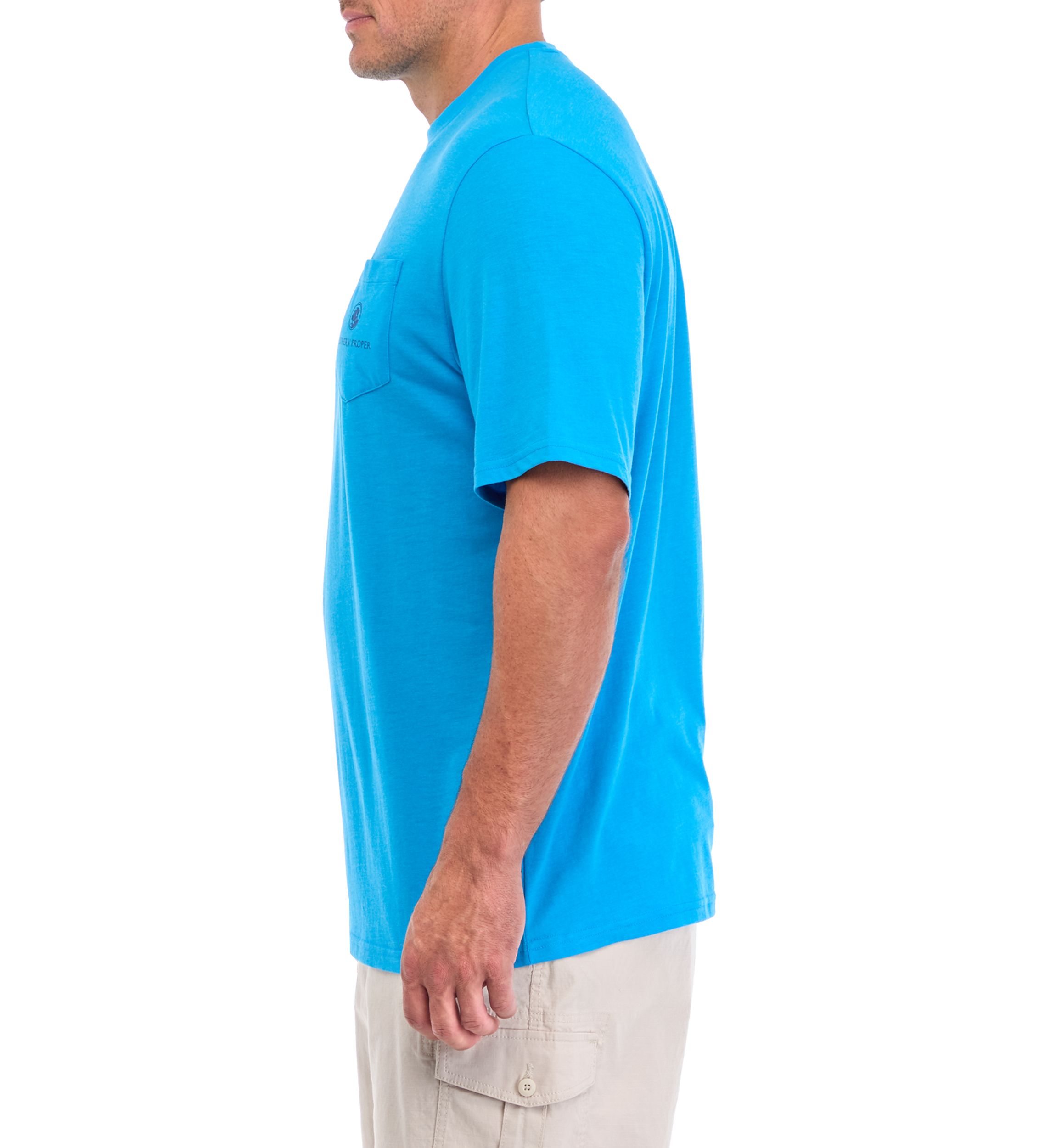Big & Tall Short Boat Graphic T-Shirt 