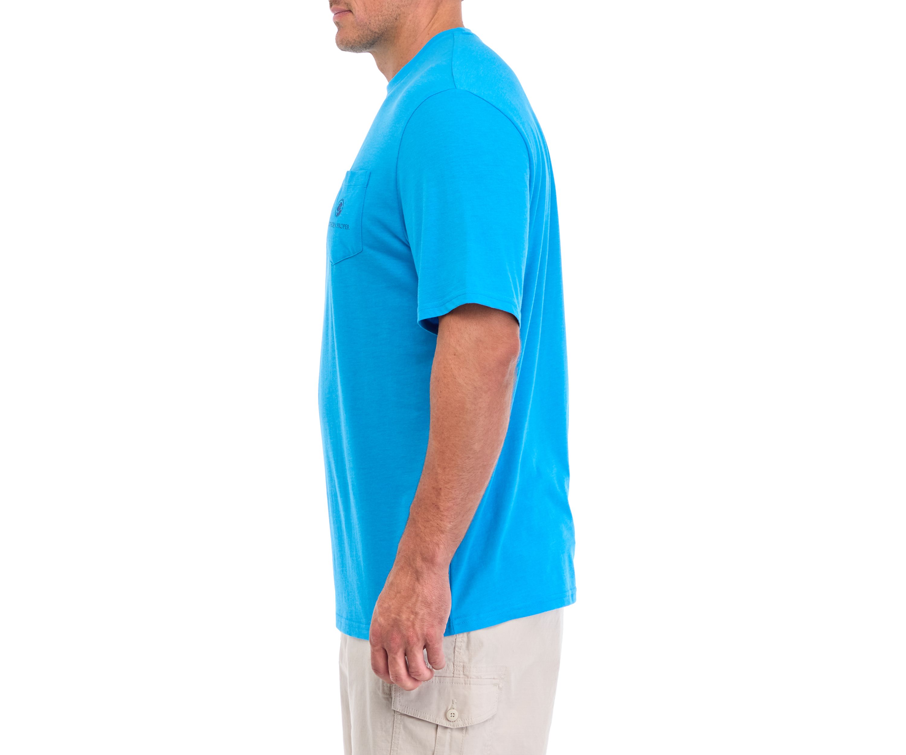 Big & Tall Short Boat Graphic T-Shirt 