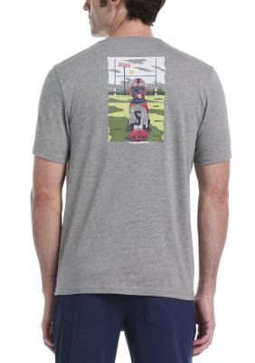 Southern Proper Men's Football Dog Graphic T-Shirt