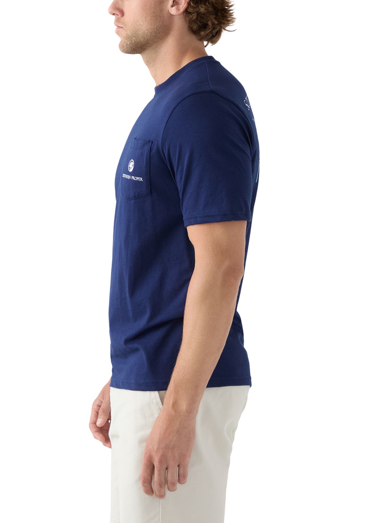 Short Sleeve Collegiate Flags Graphic T-Shirt