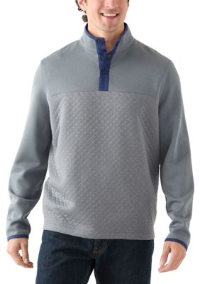 Southern Proper Men's Colorblock Quilted Pullover, 2XL