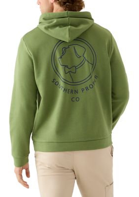 Southern Proper Men's Linear Dog Hoodie, 2XL