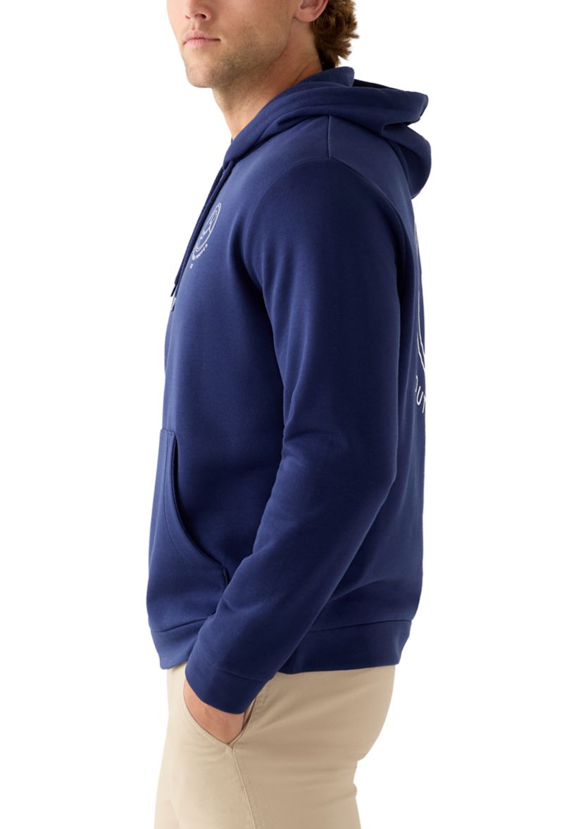 Mens Linear Dog Hoodie