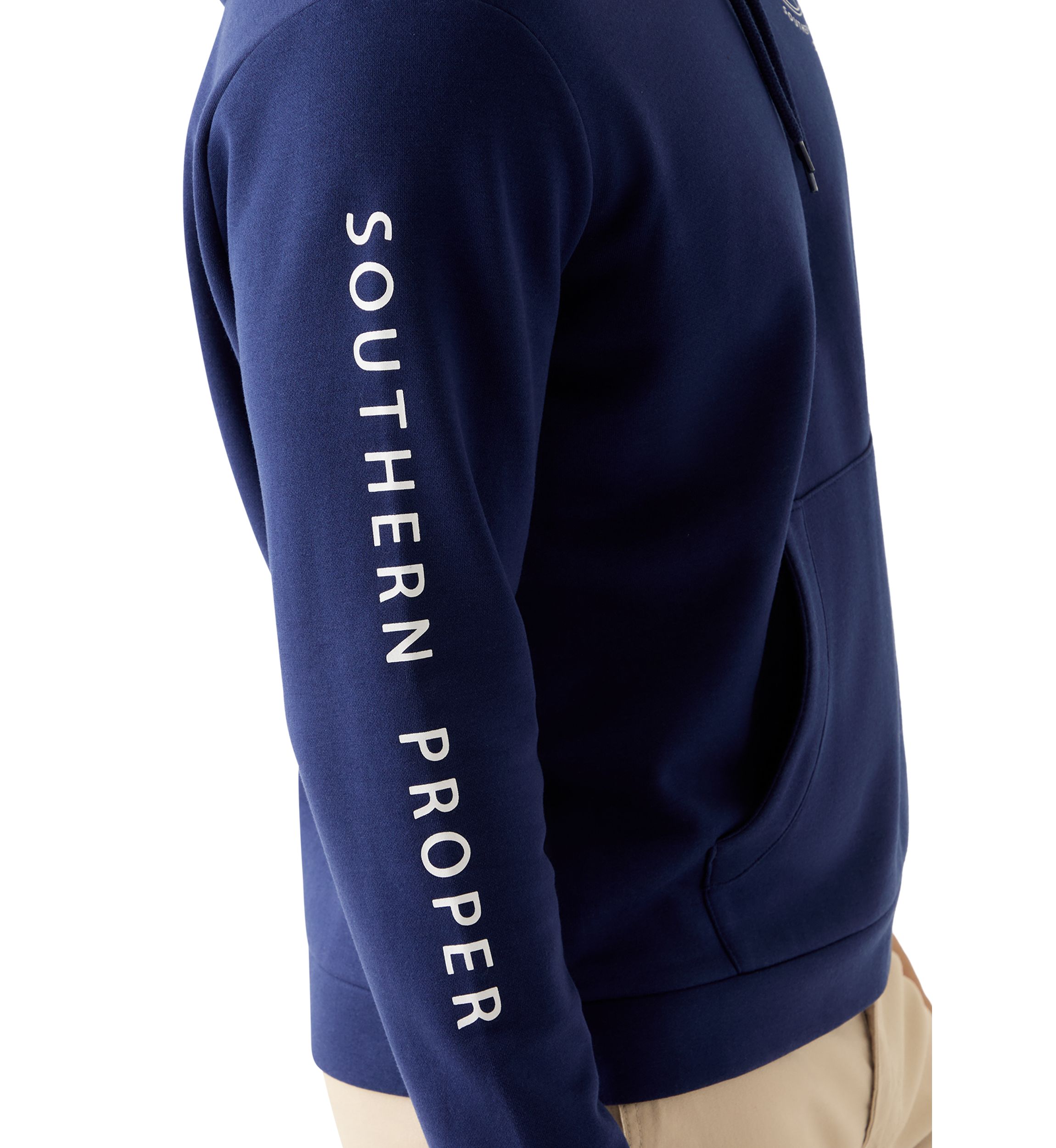 Mens Linear Dog Hoodie