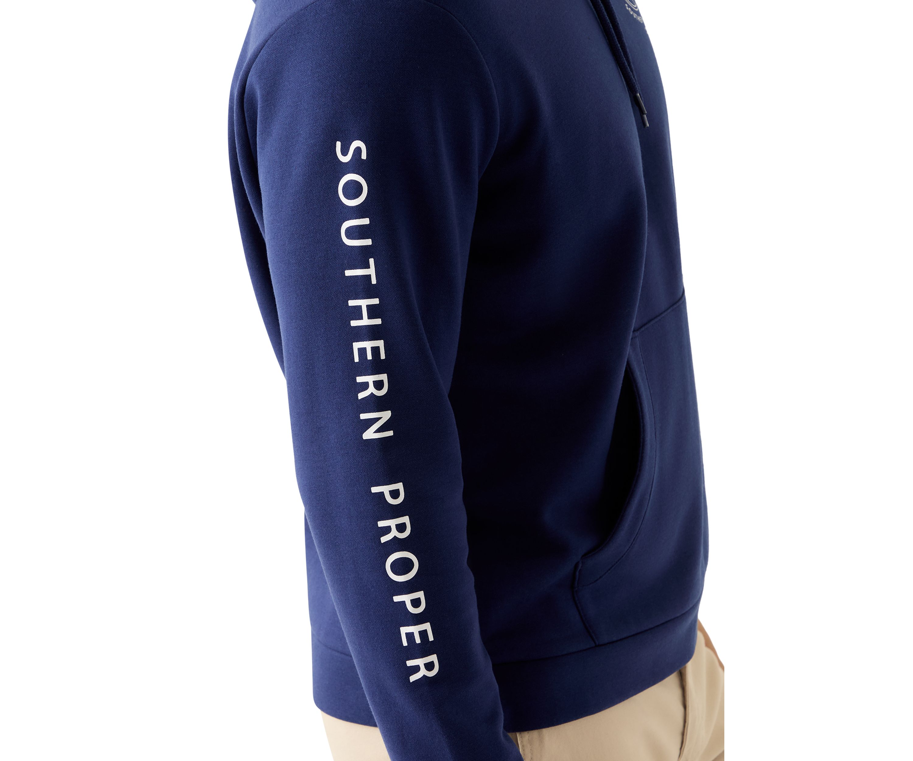Mens Linear Dog Hoodie