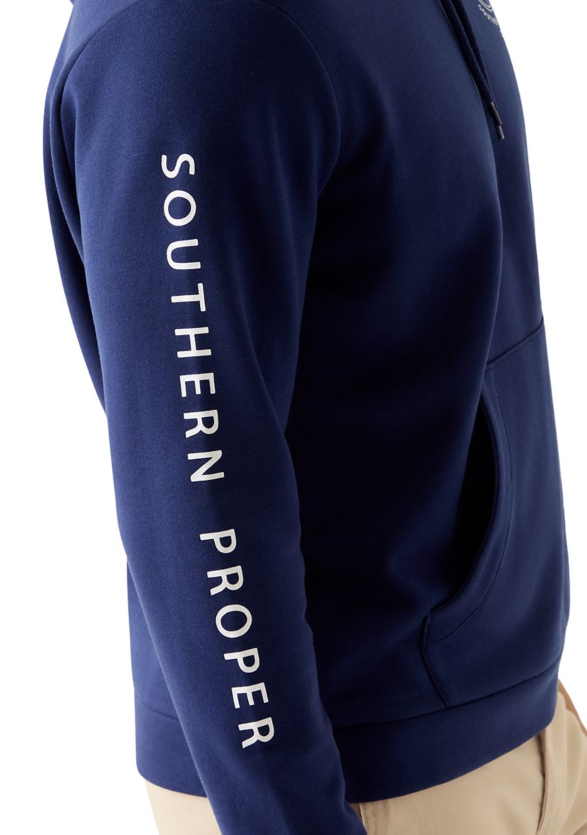 Mens Linear Dog Hoodie