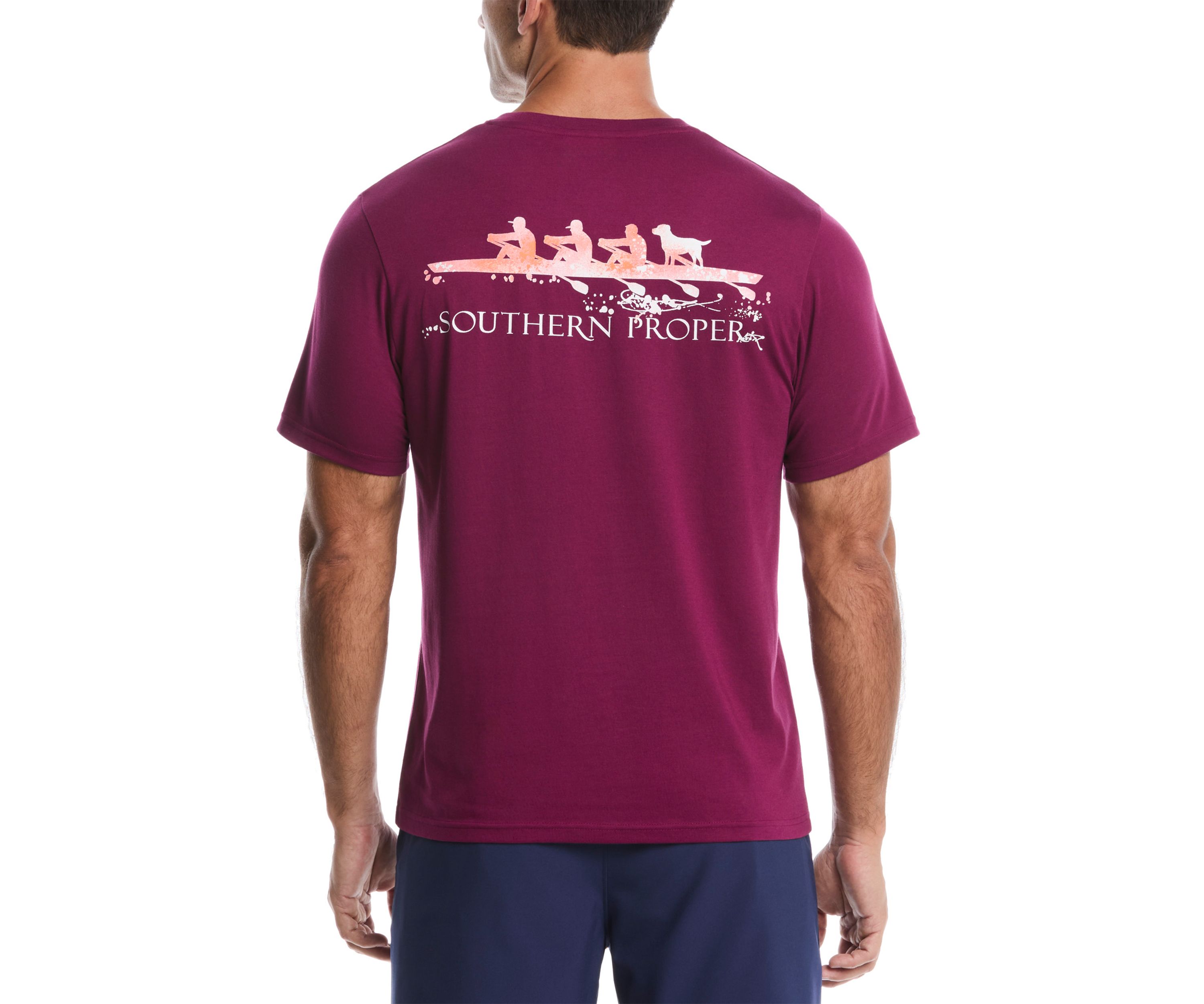 Crew Neck Row Graphic T-Shirt