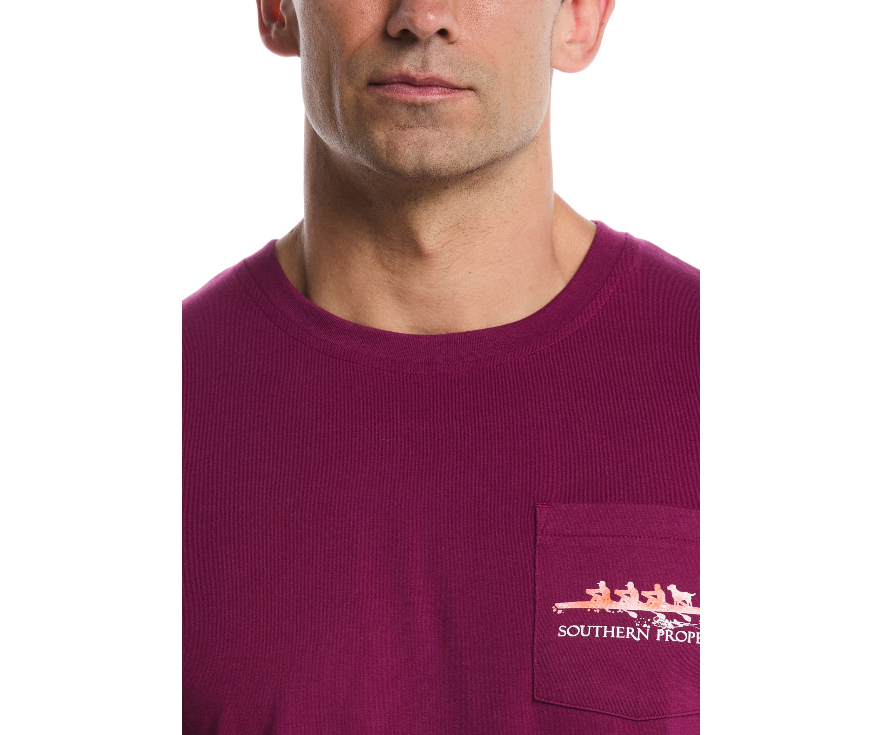 Crew Neck Row Graphic T-Shirt