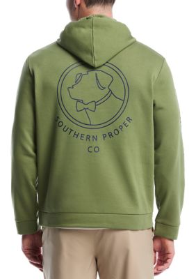 Southern Proper Men's Big & Tall Linear Dog Graphic Hoodie, 3XL Tall