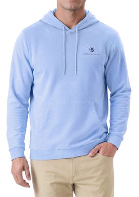 Southern Proper Men's Graphic Fleece Hoodie, Blue, XL