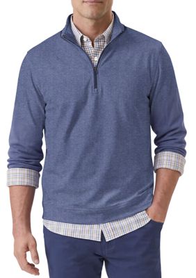 Southern Proper Men's Herringbone 1/4 Zip Pullover, XL
