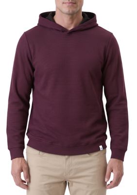 Southern Proper Men's Waffle Knit Textured Hoodie, Large