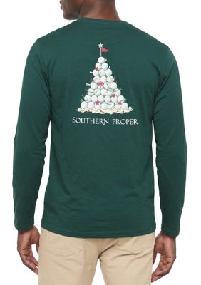 Southern Proper Men's Graphic Long Sleeve T-Shirt, 2XL