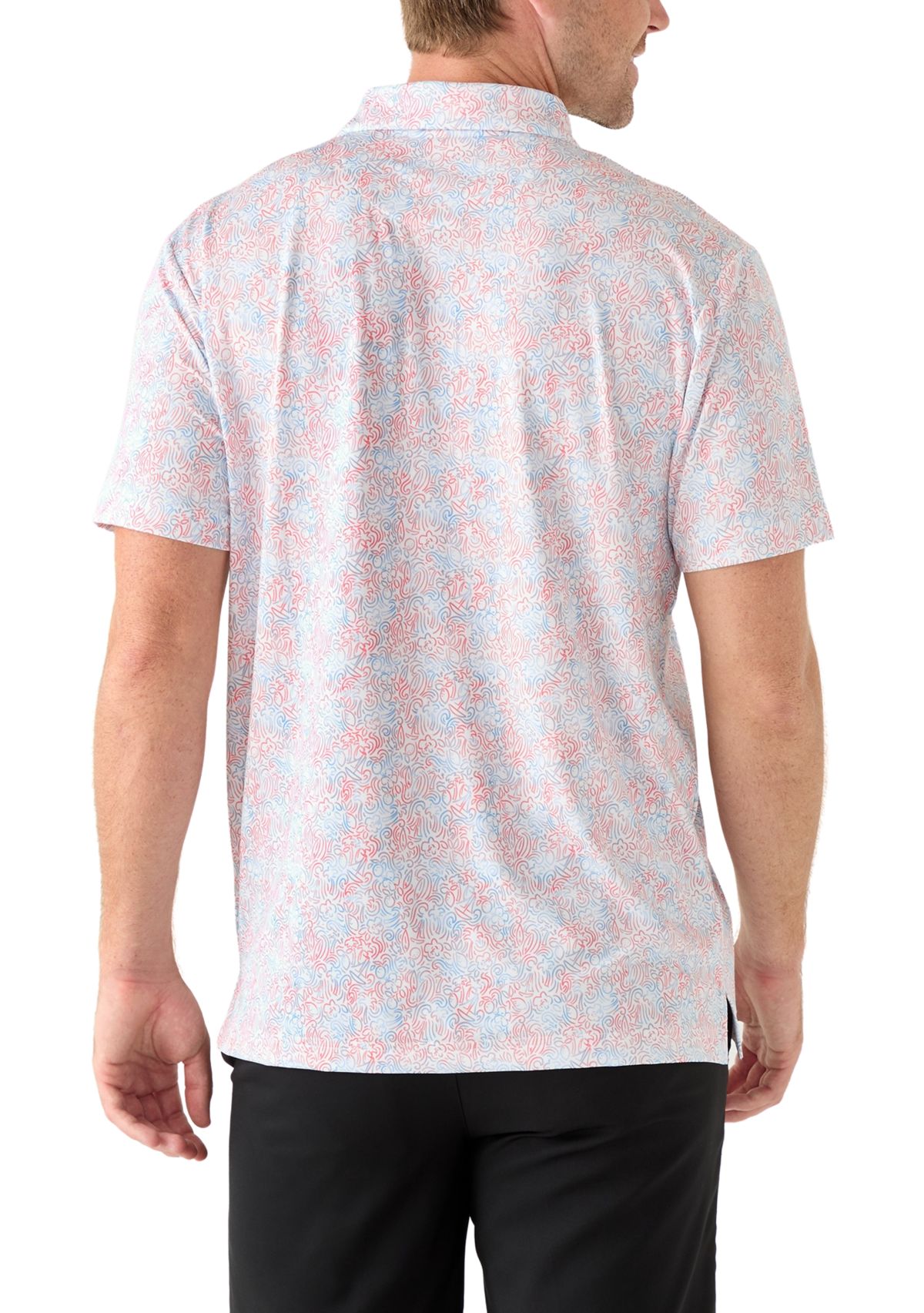 Short Sleeve Beach Conversational Polo Shirt 