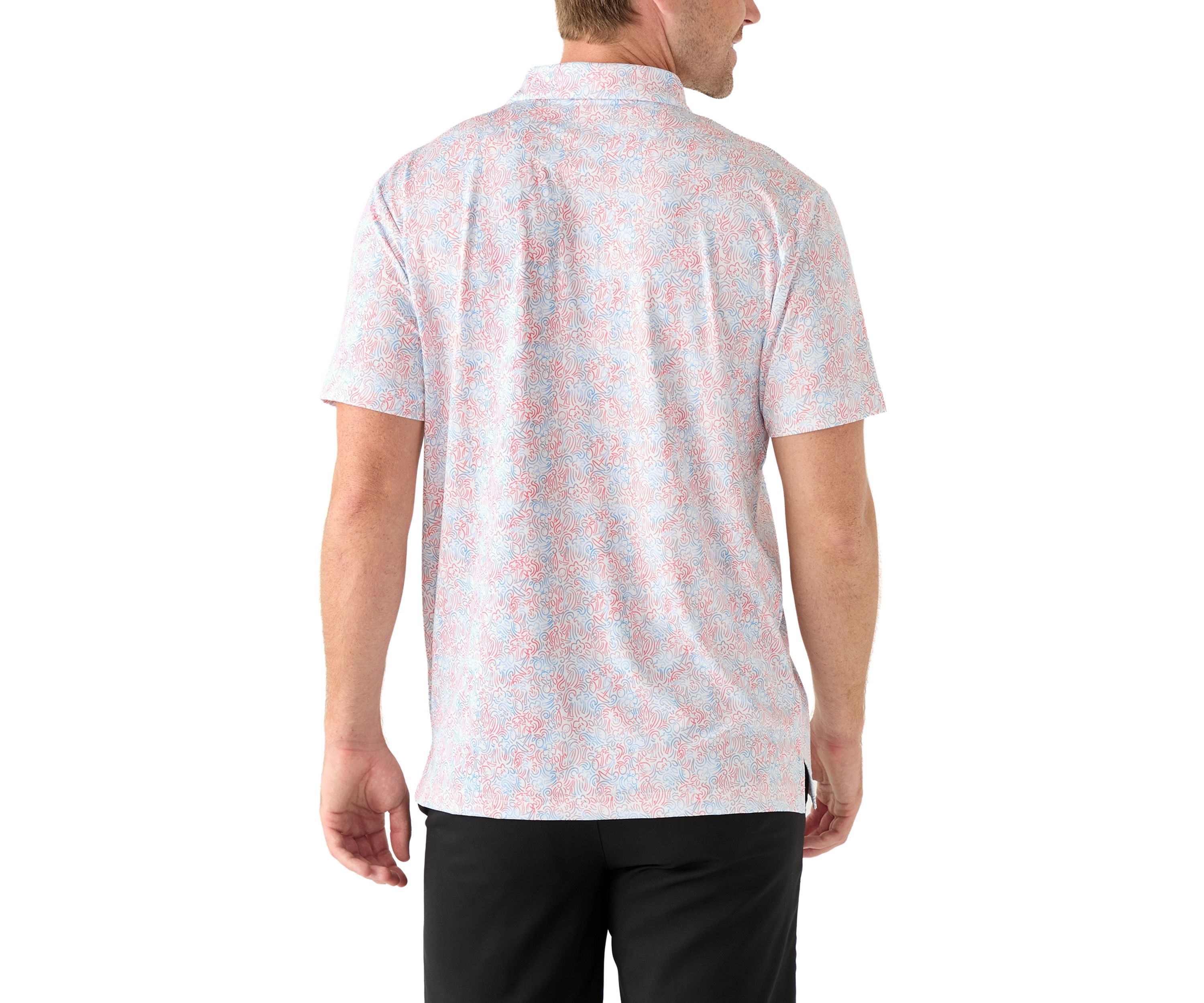 Short Sleeve Beach Conversational Polo Shirt 