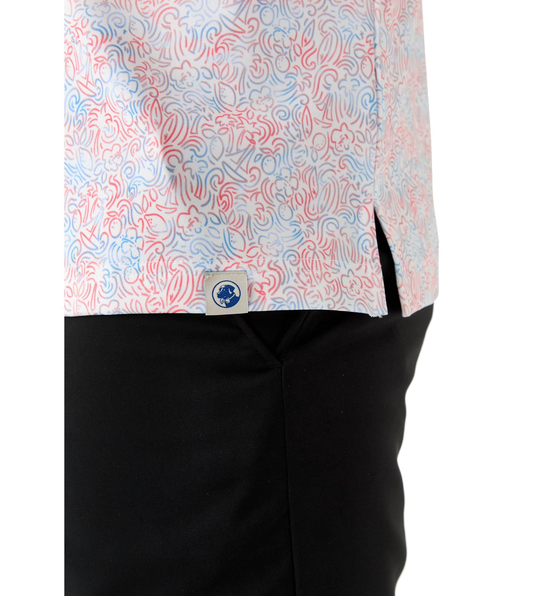Short Sleeve Beach Conversational Polo Shirt 