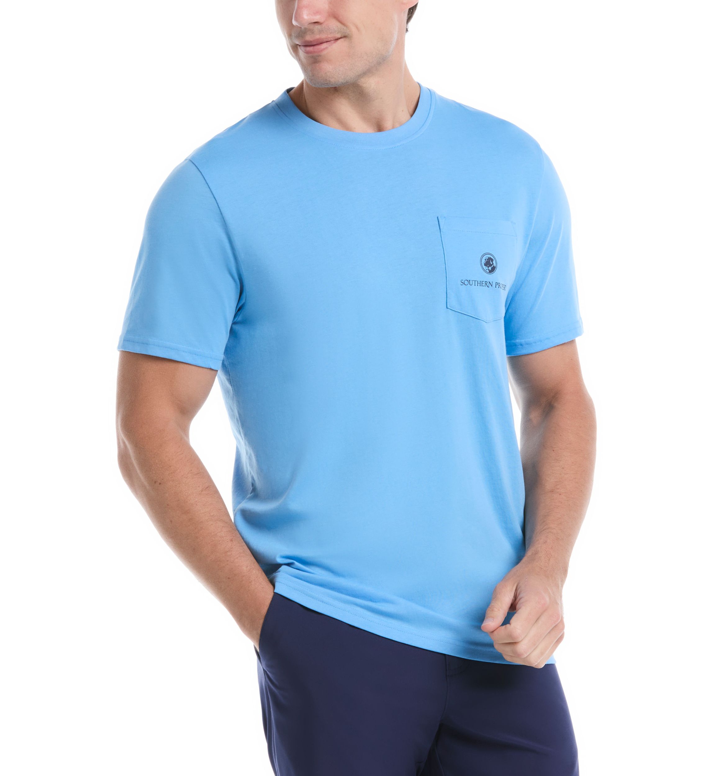 Short Sleeve Golf Dog Graphic T-Shirt