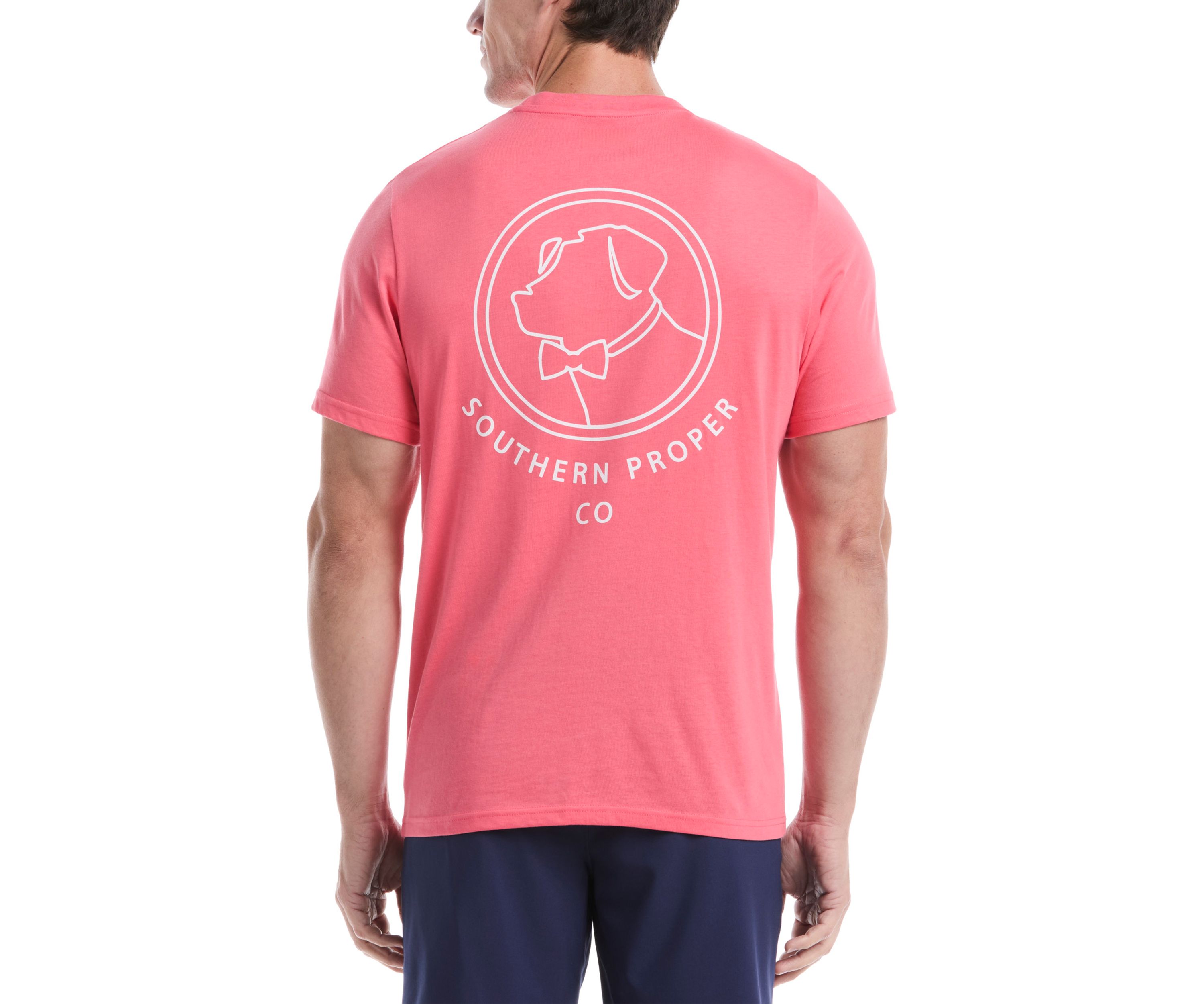 Linear Dog Graphic T-Shirt