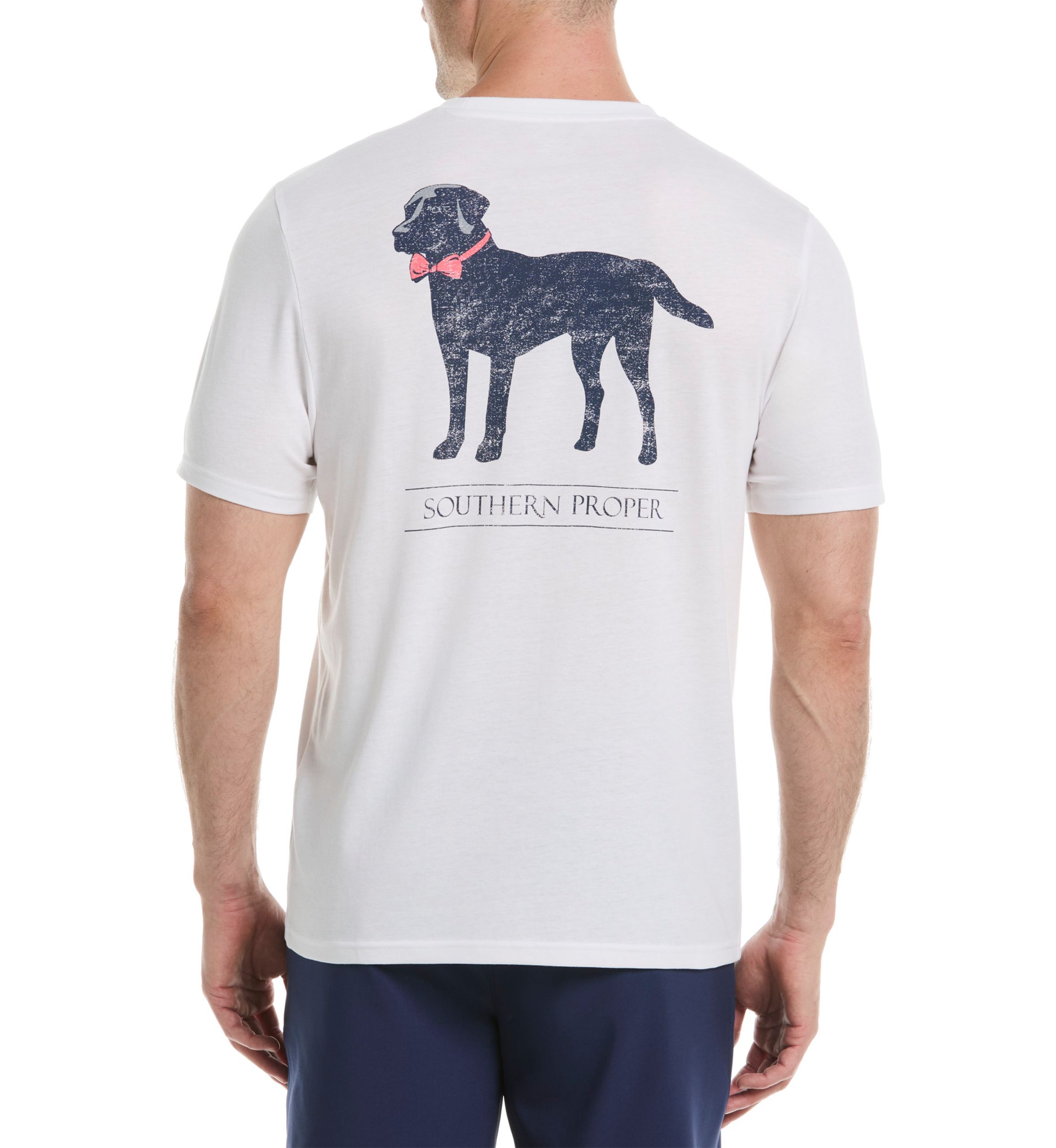 Short Sleeve Silhouette Dog Graphic T-Shirt