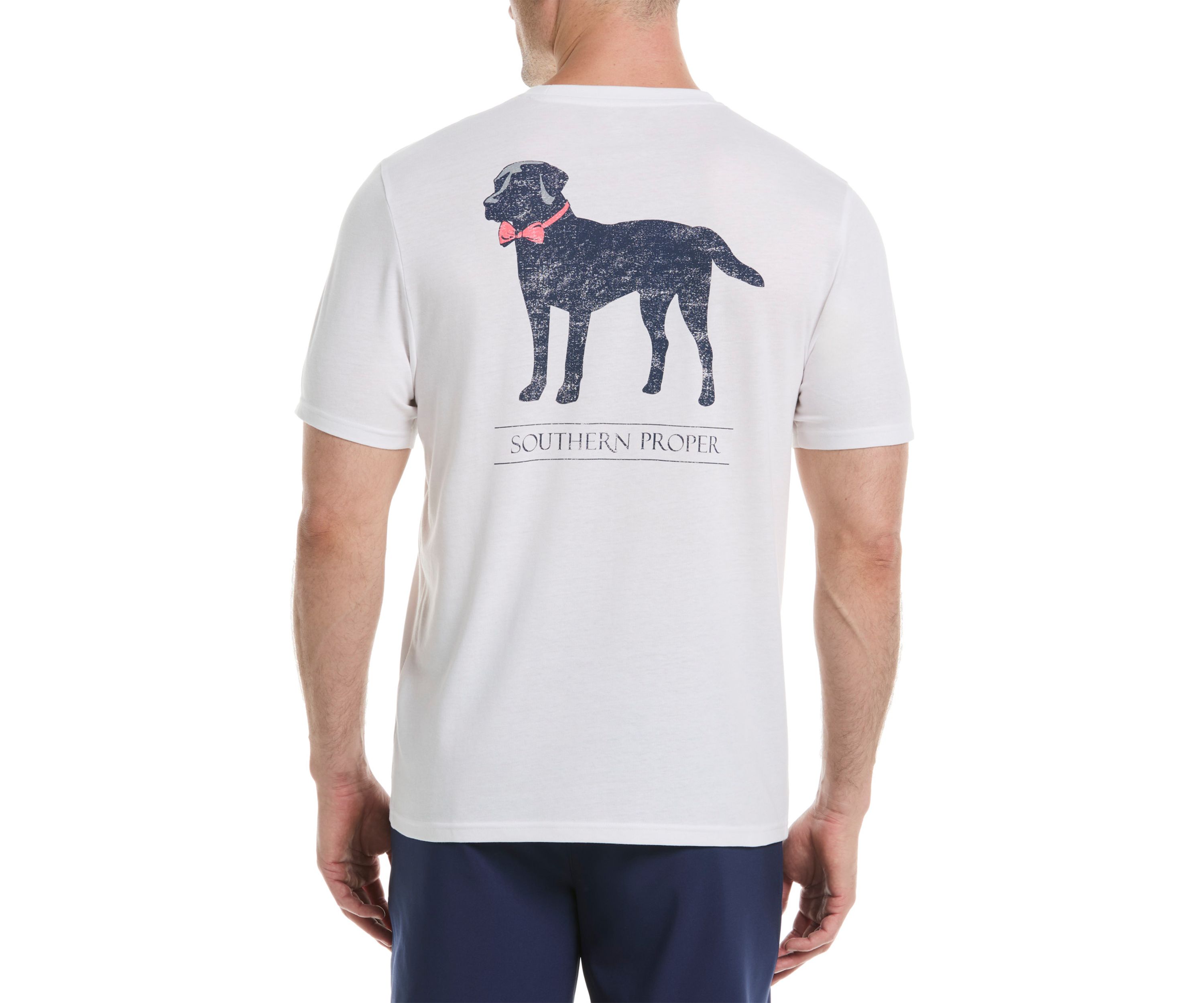 Short Sleeve Silhouette Dog Graphic T-Shirt