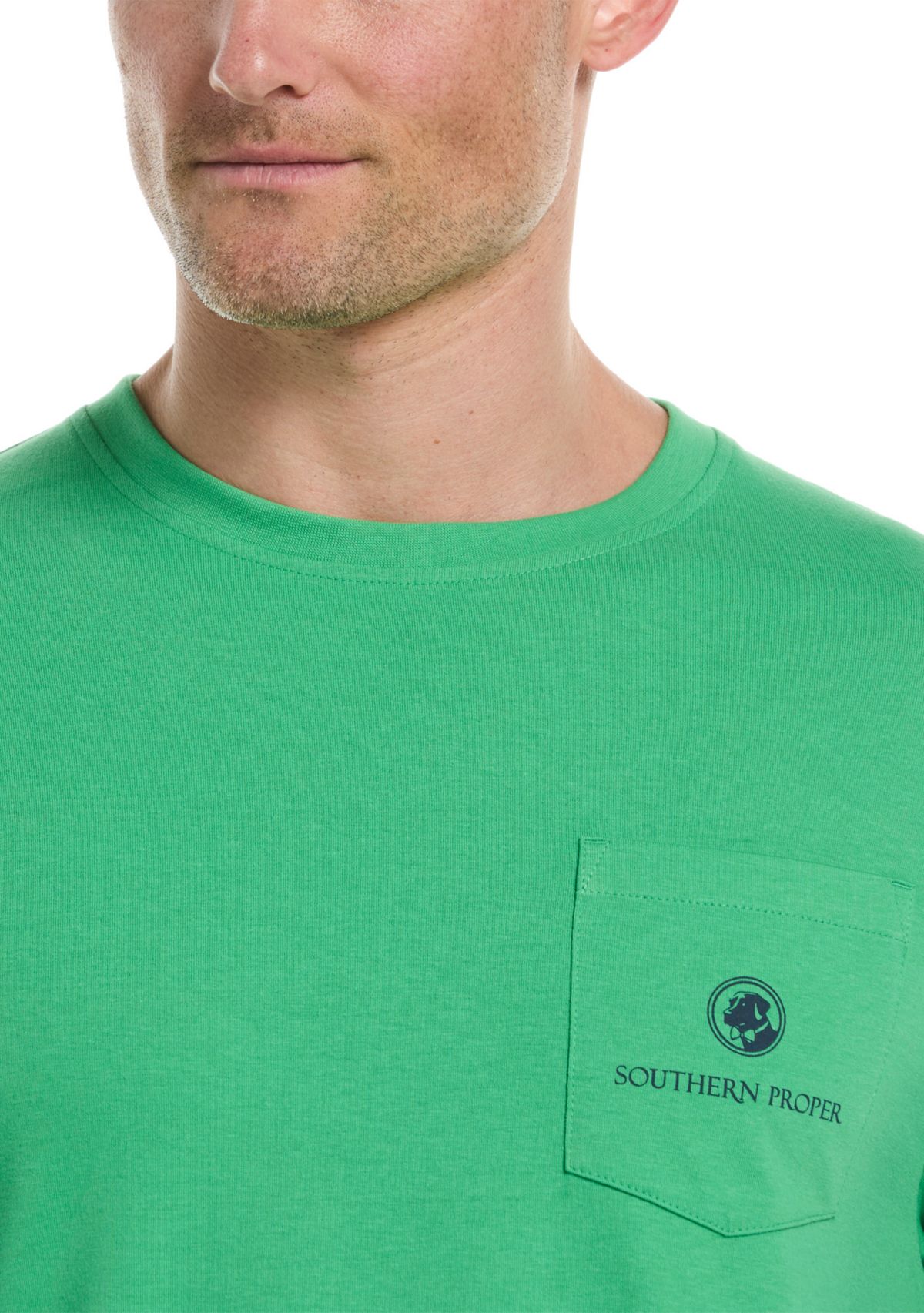 Short Sleeve Distressed Effect Dog Graphic T-Shirt