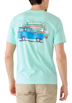 Southern Proper Men's Short Sleeve Surfboard Truck Graphic T-Shirt