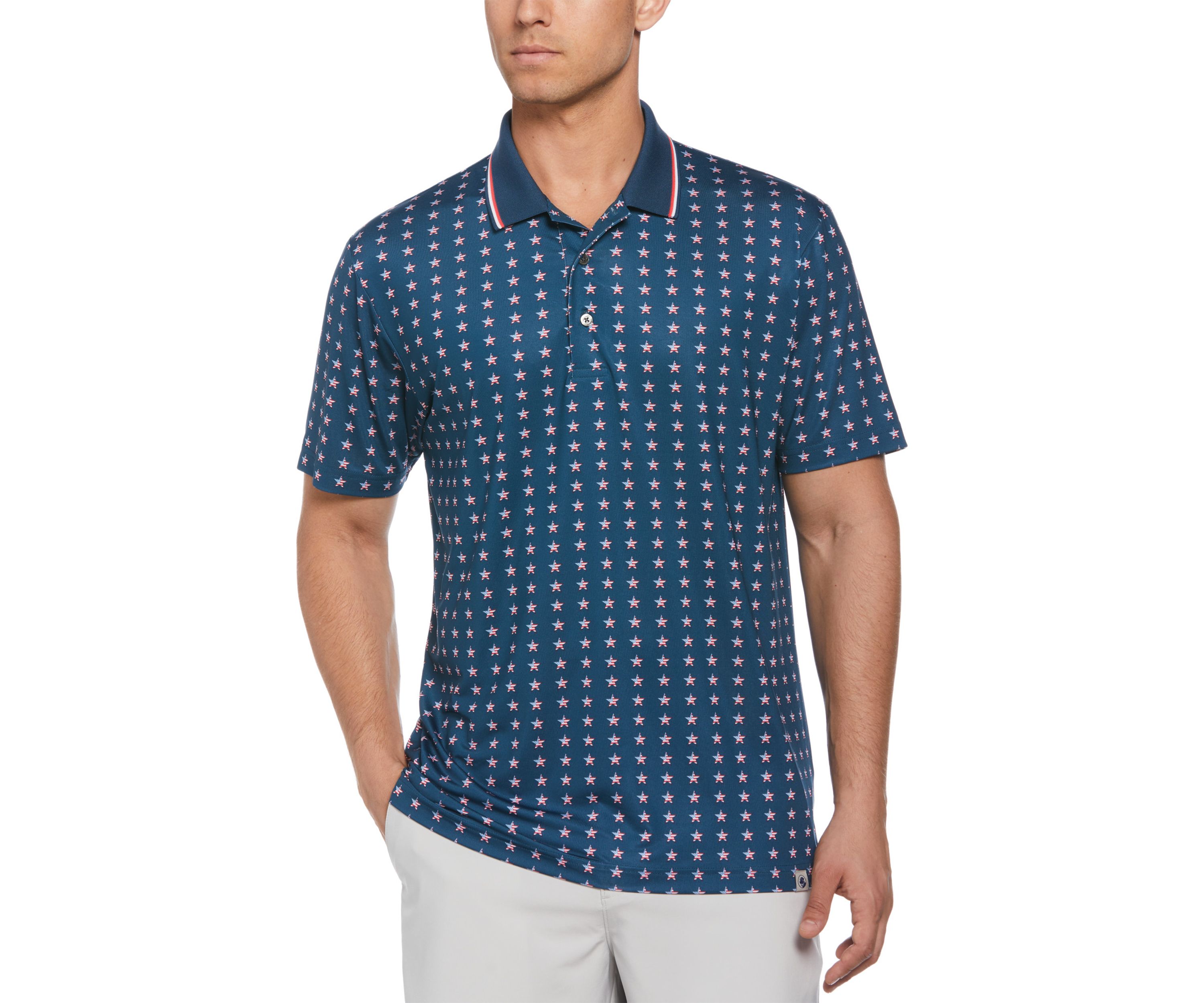 Stars Tipped Polo Shirt 
