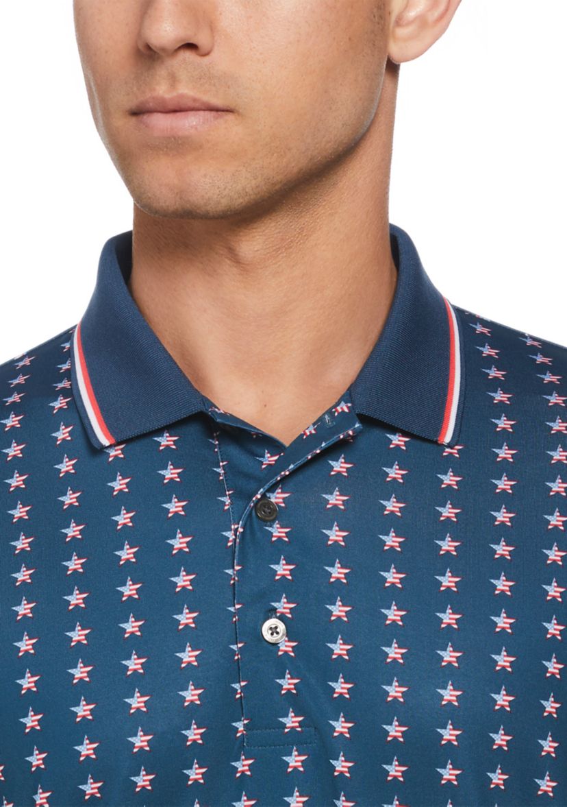 Stars Tipped Polo Shirt 