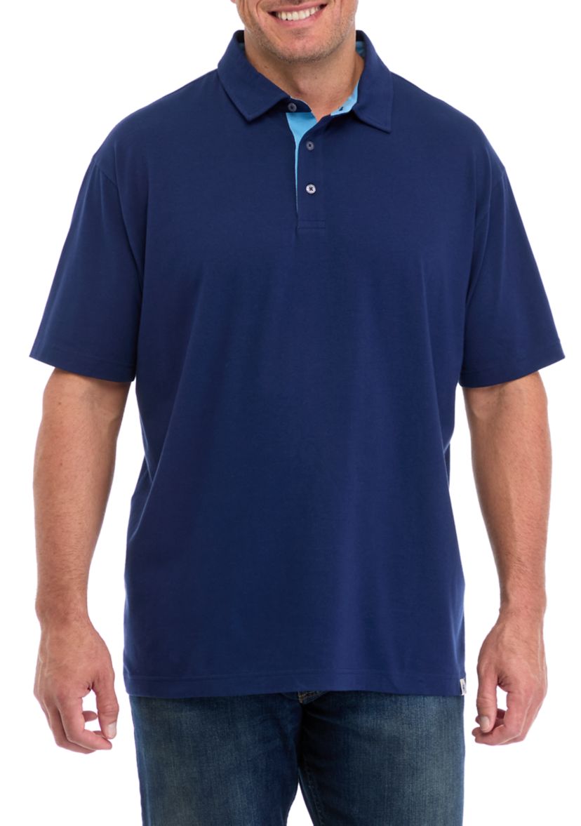 Big & Tall Lakeside Solid Polo Shirt 