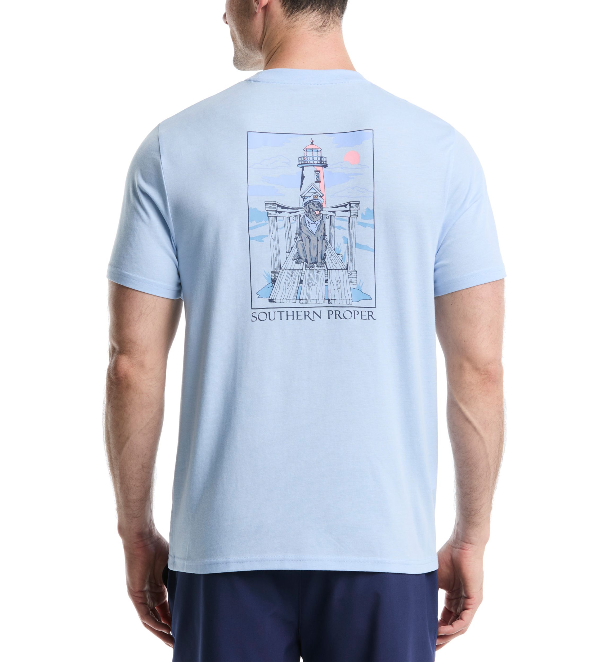 Lighthouse Short Sleeve Graphic T-Shirt 