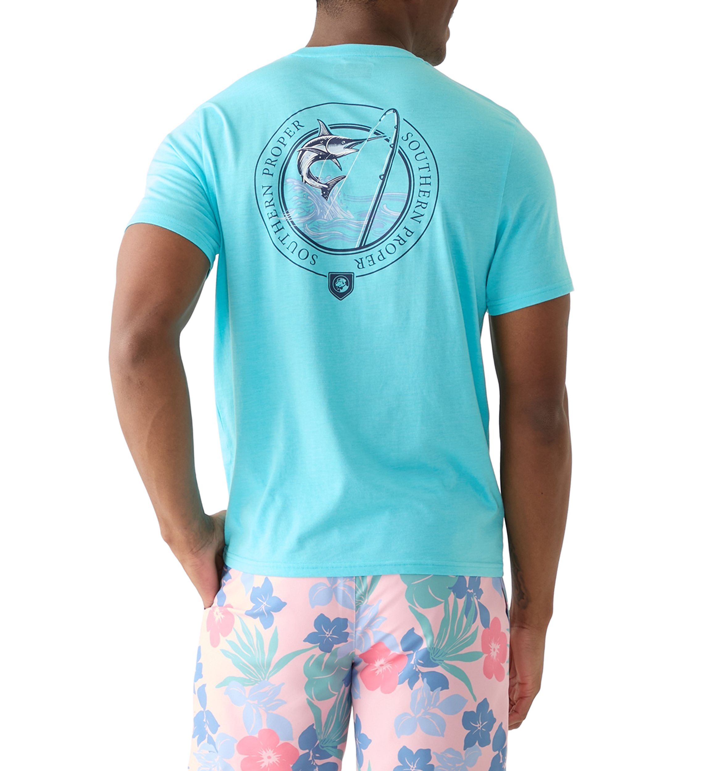 Short Sleeve Fishing Graphic T-Shirt 