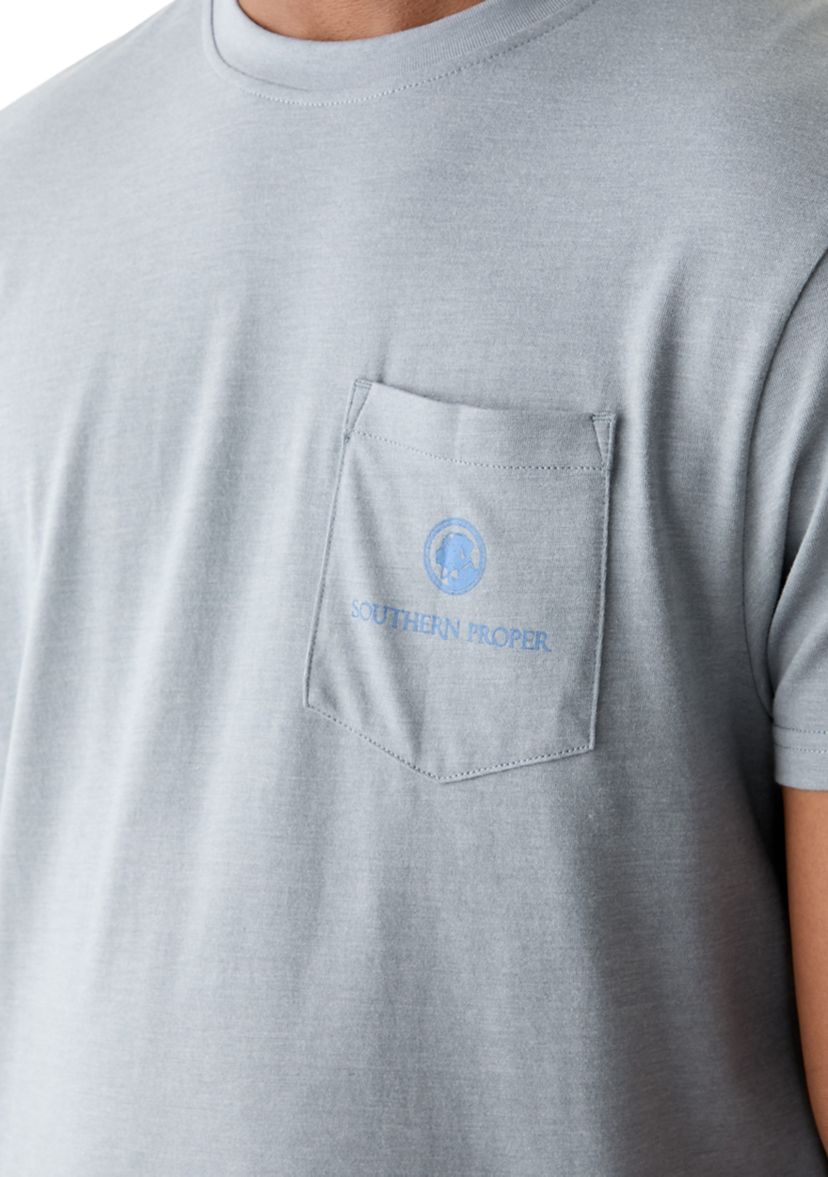 Short Sleeve Beach Graphic T-Shirt 
