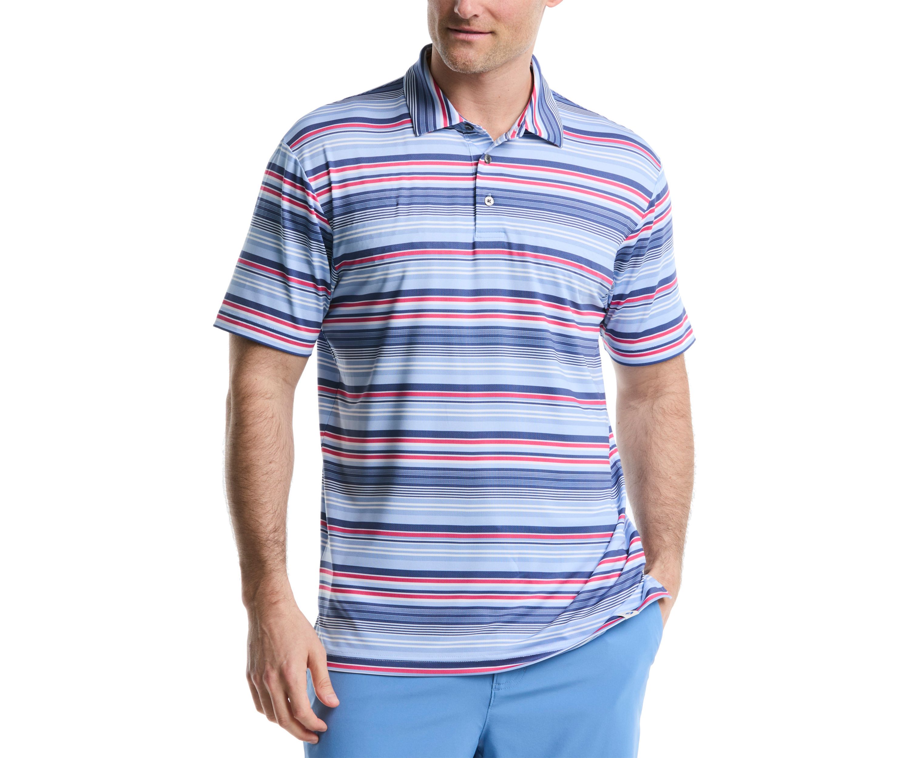 Patriotic Stripe Polo Shirt