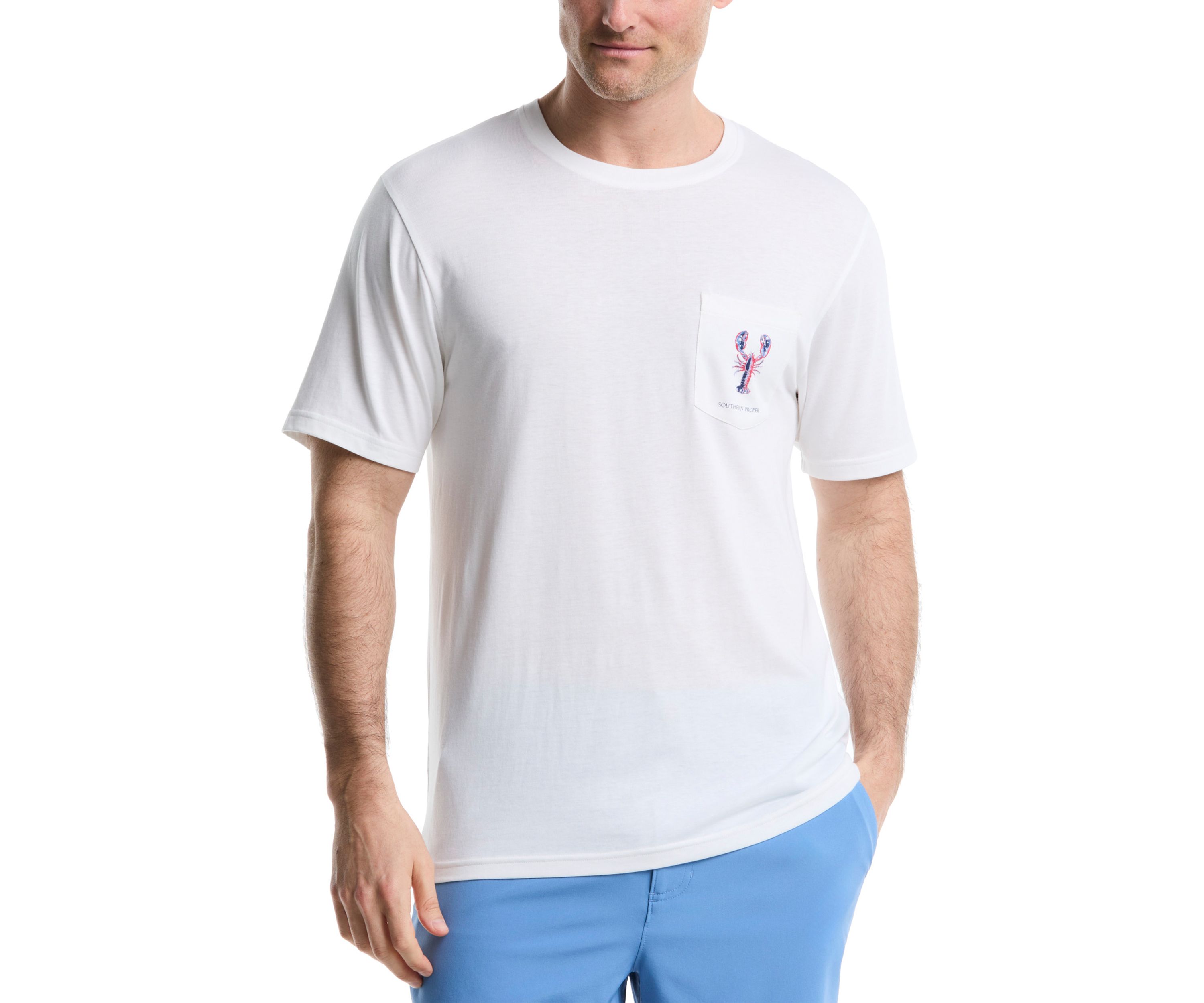 Patriotic Lobster Graphic T-Shirt