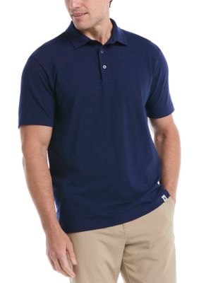 Southern Proper Men's Beachside Polo Shirt, Blue, Small