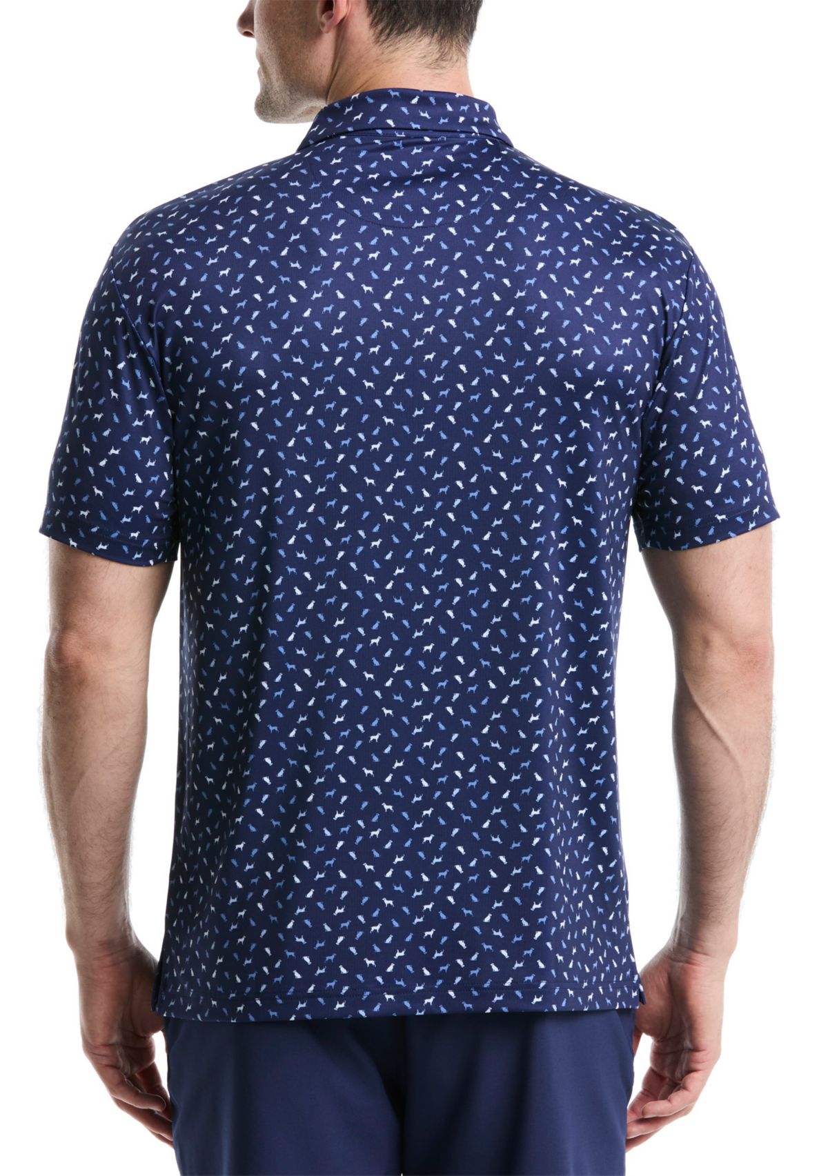 Dog Printed Polo Shirt