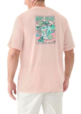 Southern Proper Men's Big & Tall Mint Julep Graphic T-Shirt