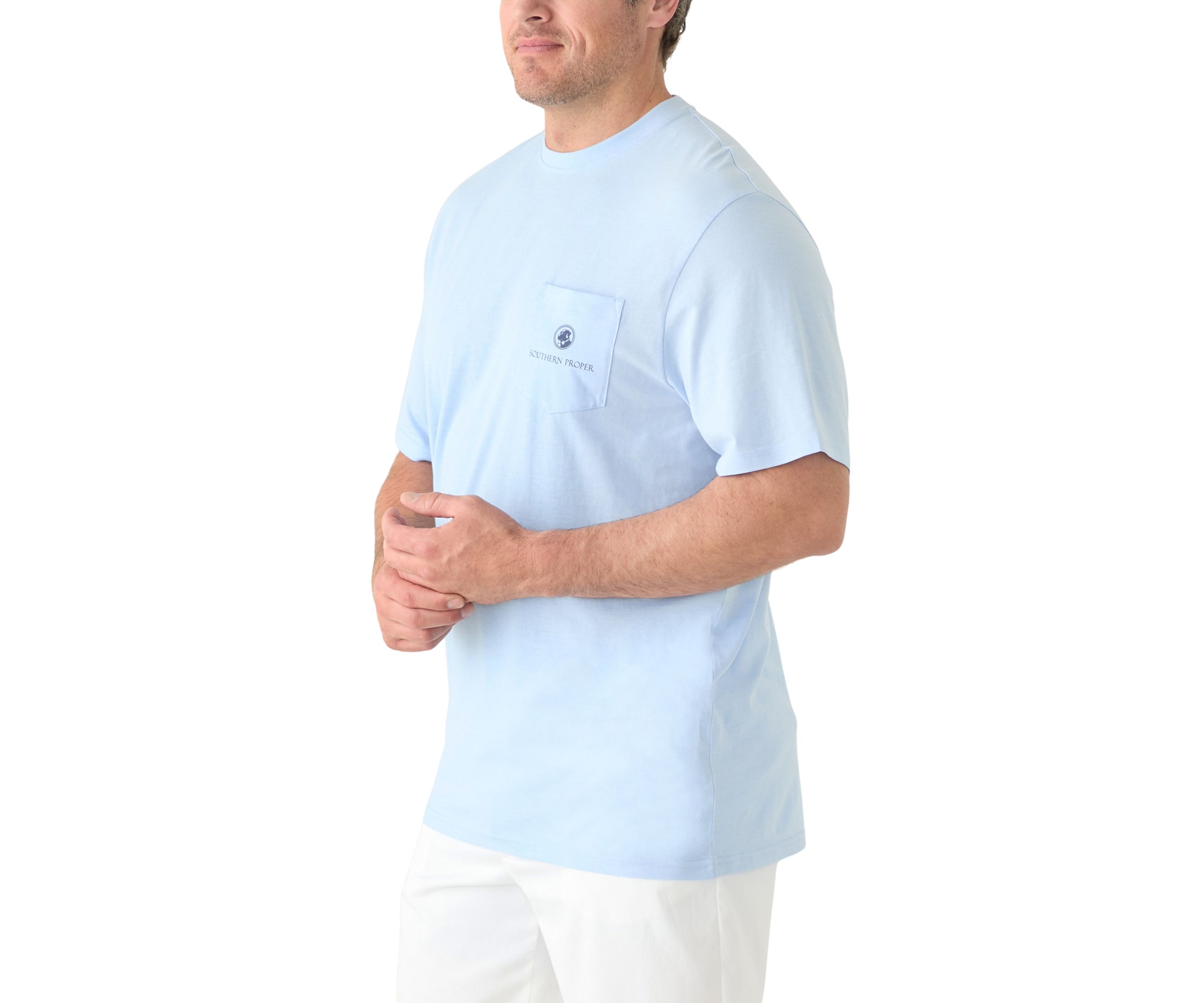 Big & Tall Short Sleeve Lighthouse Dog Graphic T-Shirt 