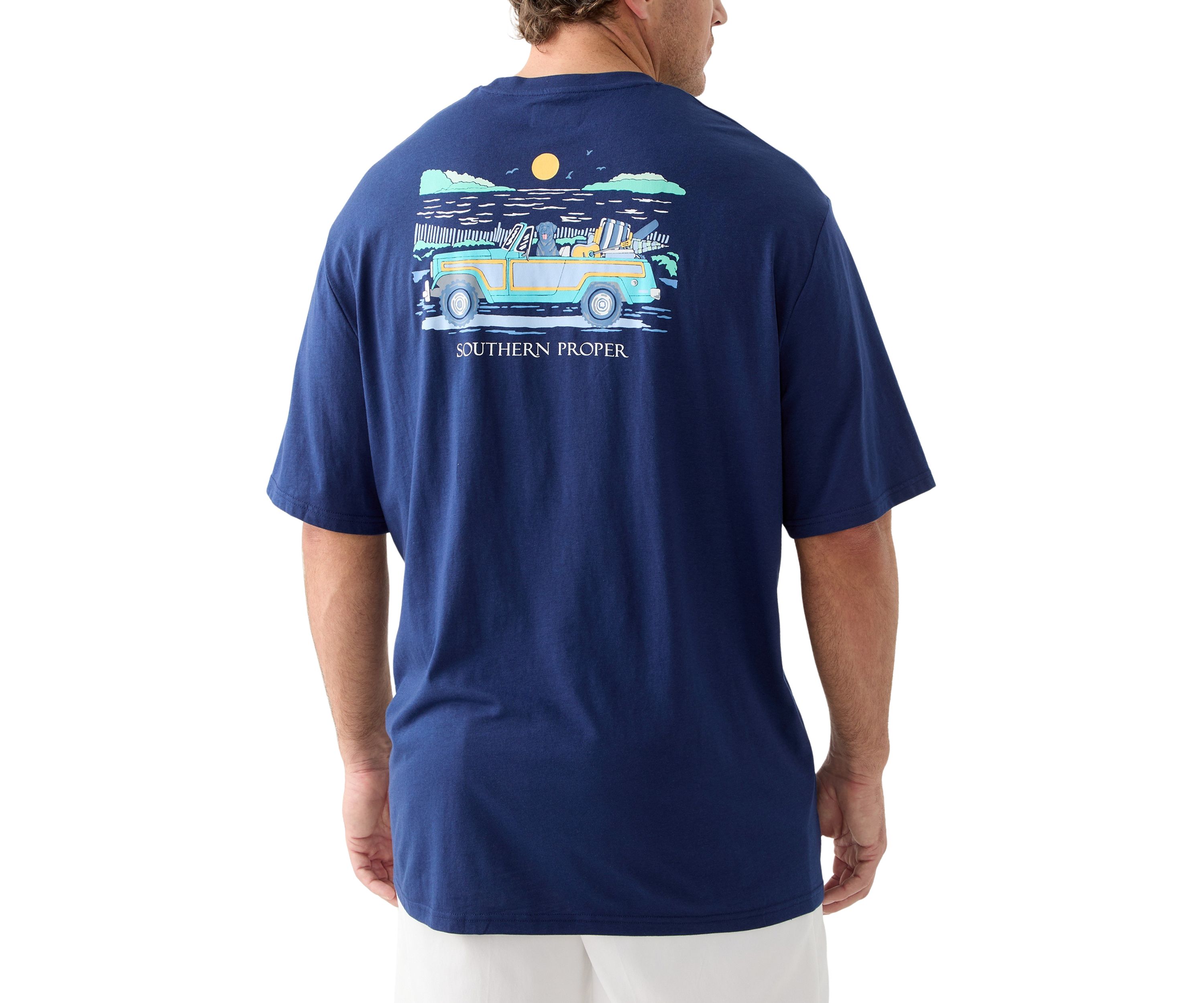 Big & Tall Beach Trip Graphic T-Shirt 