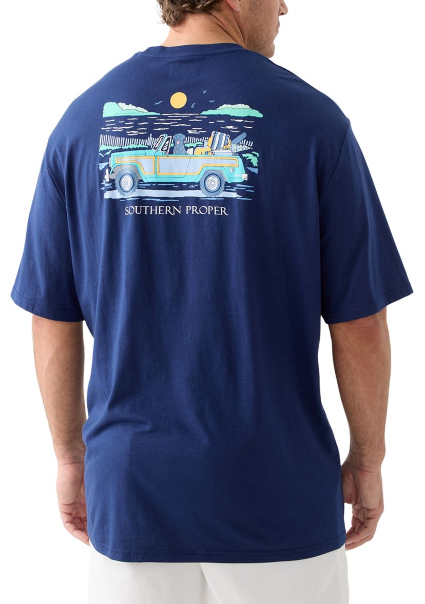 Big & Tall Beach Trip Graphic T-Shirt 