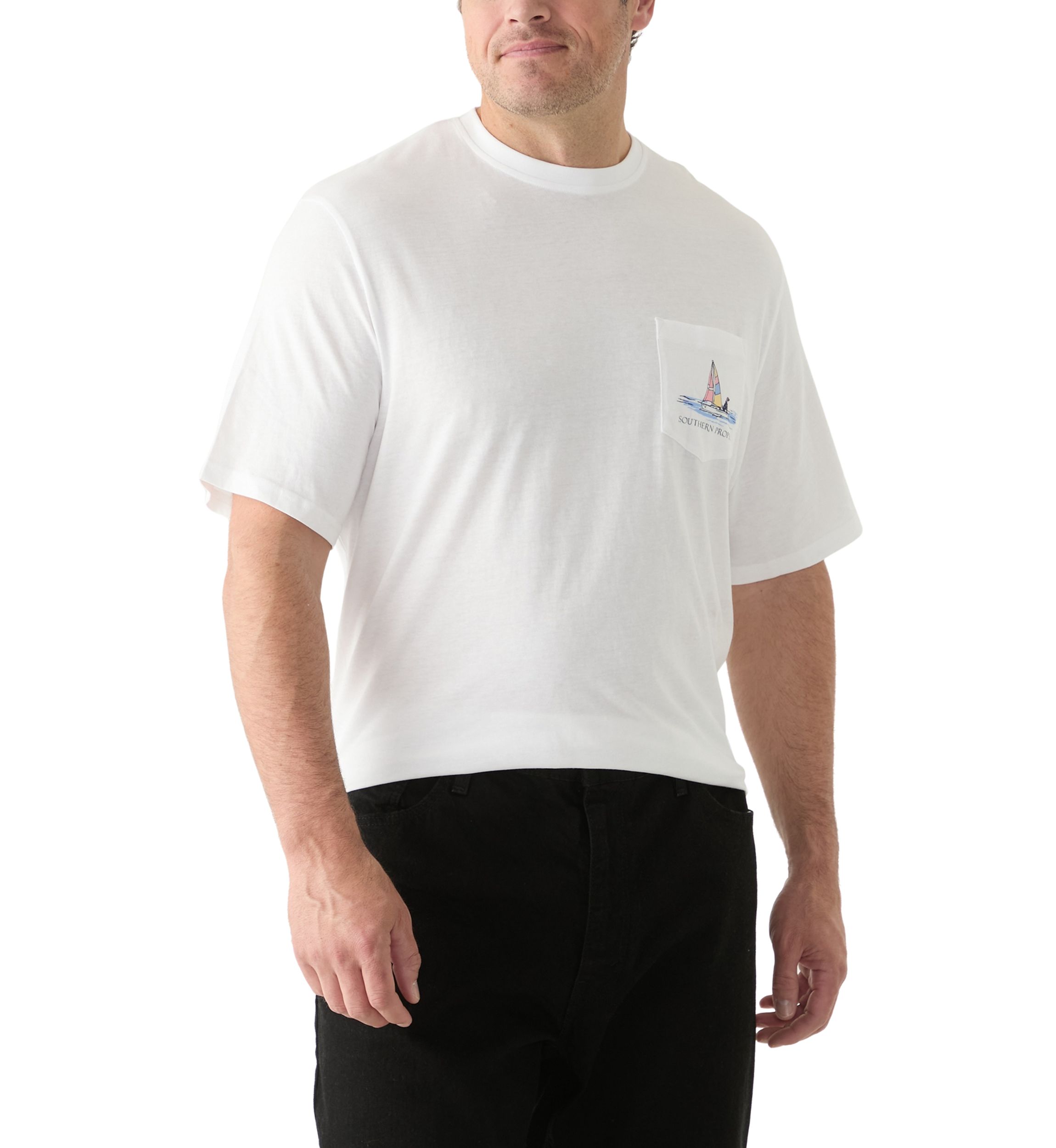 Big & Tall Short Sleeve Regatta Graphic T-Shirt 