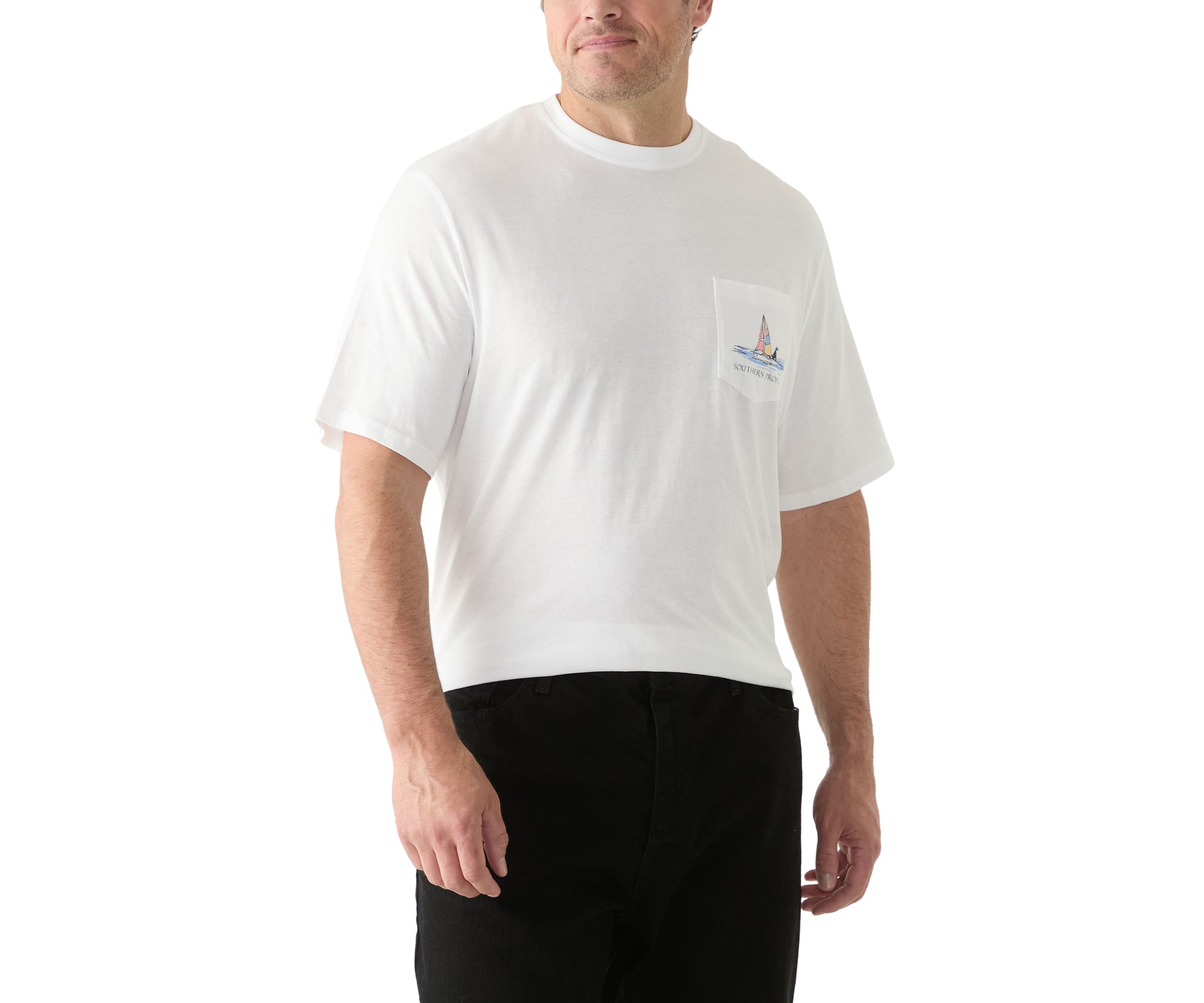 Big & Tall Short Sleeve Regatta Graphic T-Shirt 