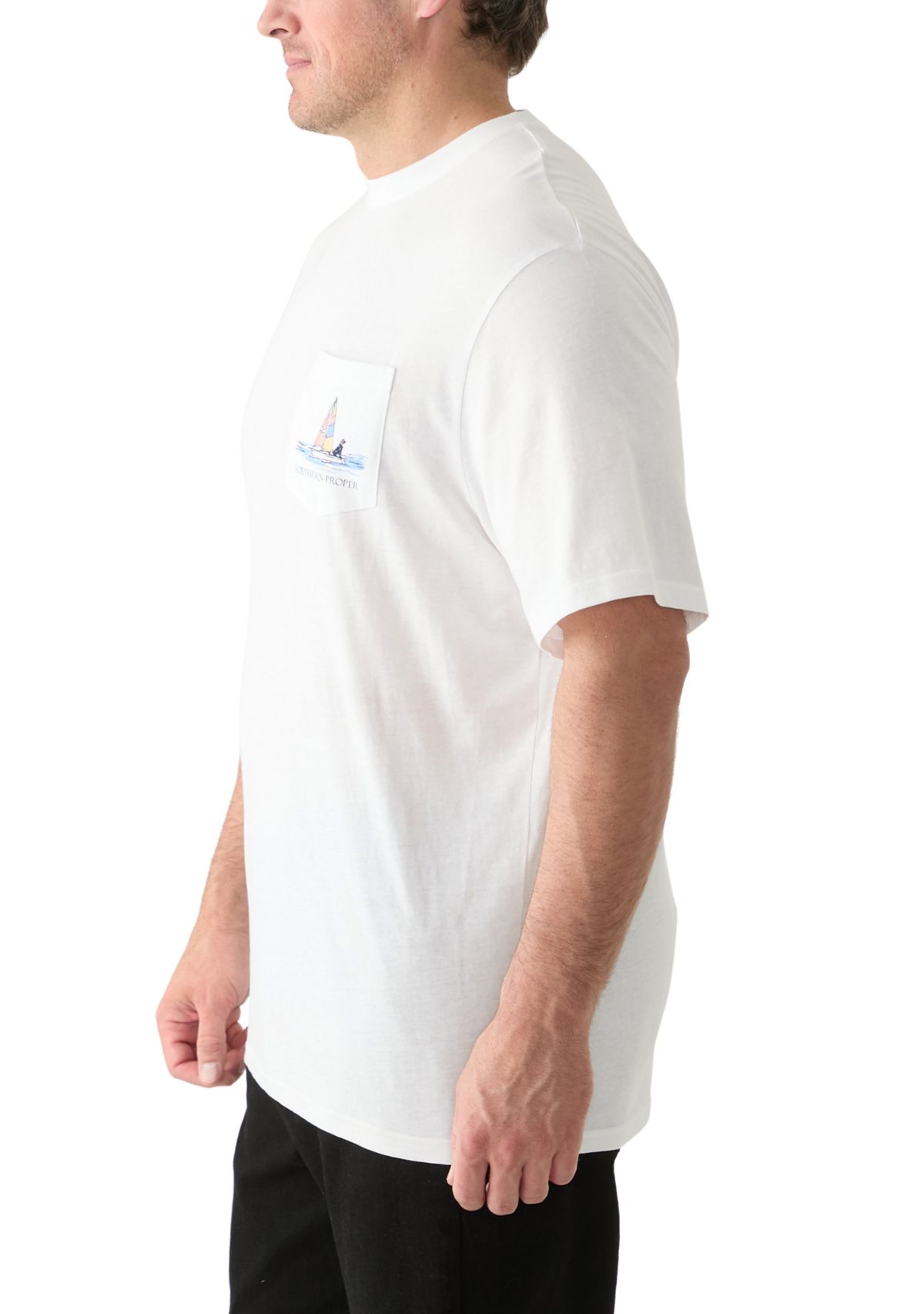 Big & Tall Short Sleeve Regatta Graphic T-Shirt 