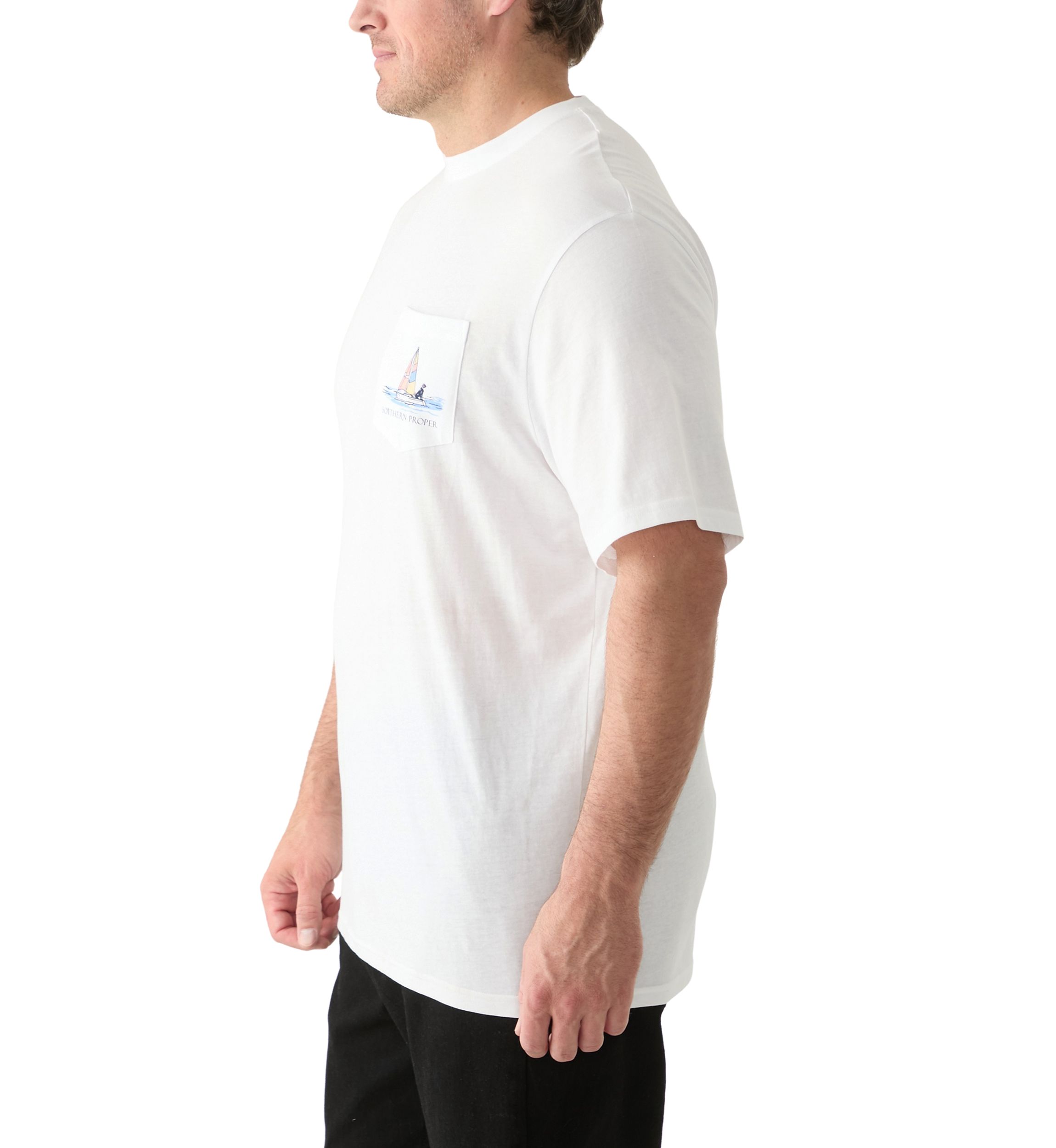 Big & Tall Short Sleeve Regatta Graphic T-Shirt 