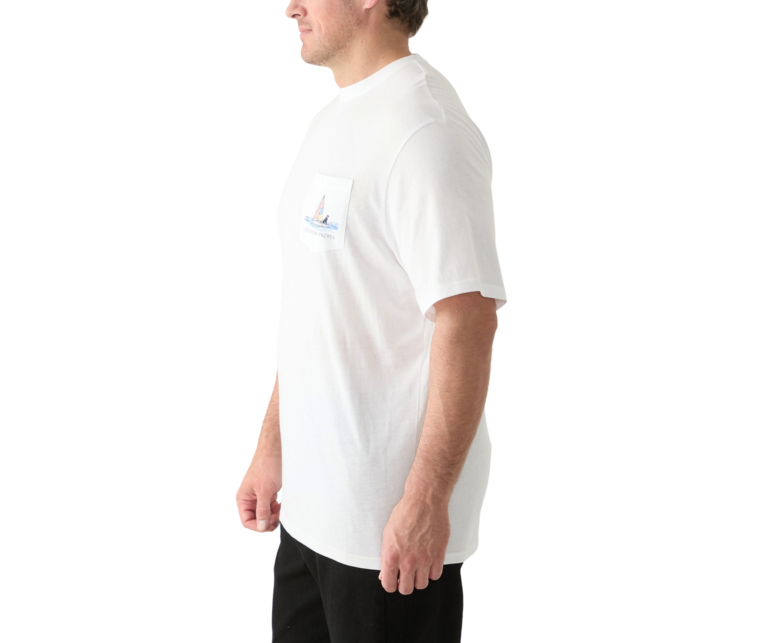Big & Tall Short Sleeve Regatta Graphic T-Shirt 