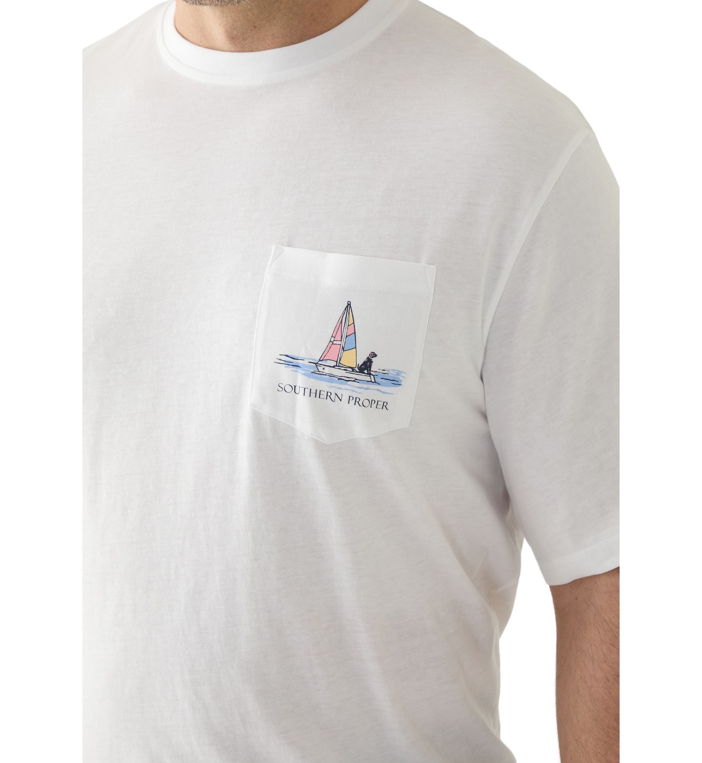 Big & Tall Short Sleeve Regatta Graphic T-Shirt 