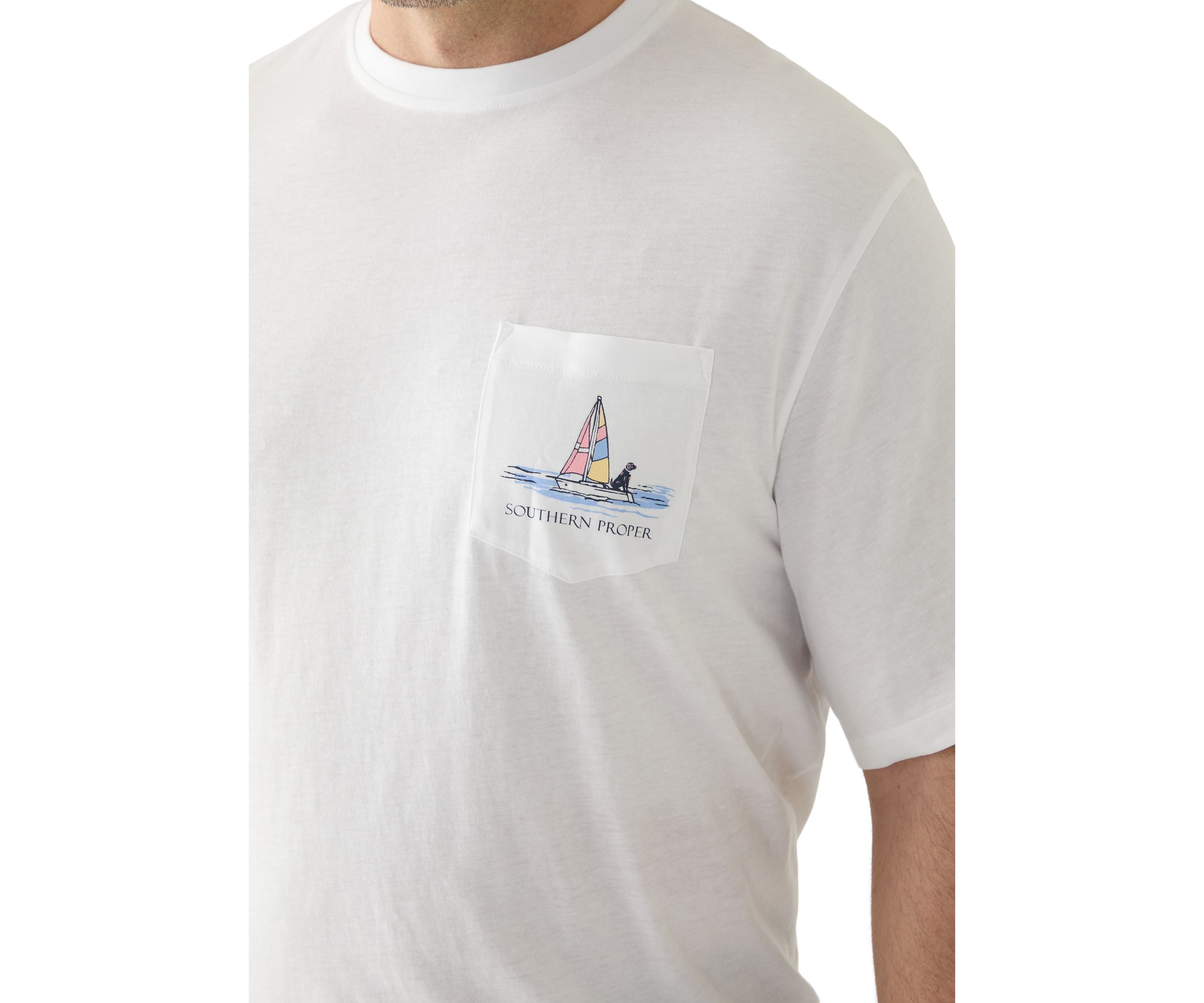 Big & Tall Short Sleeve Regatta Graphic T-Shirt 
