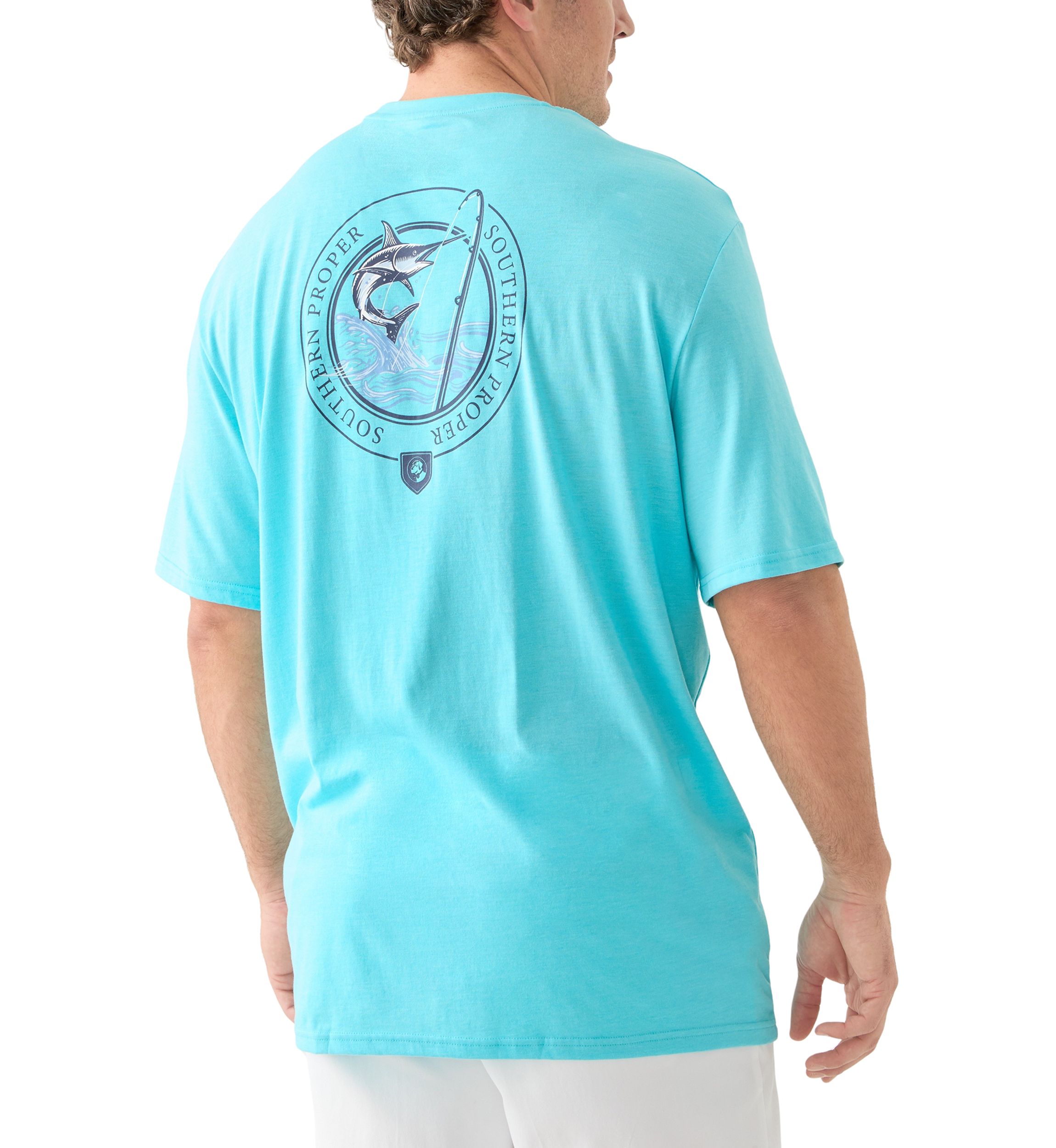 Big & Tall Fishing Graphic T-Shirt
