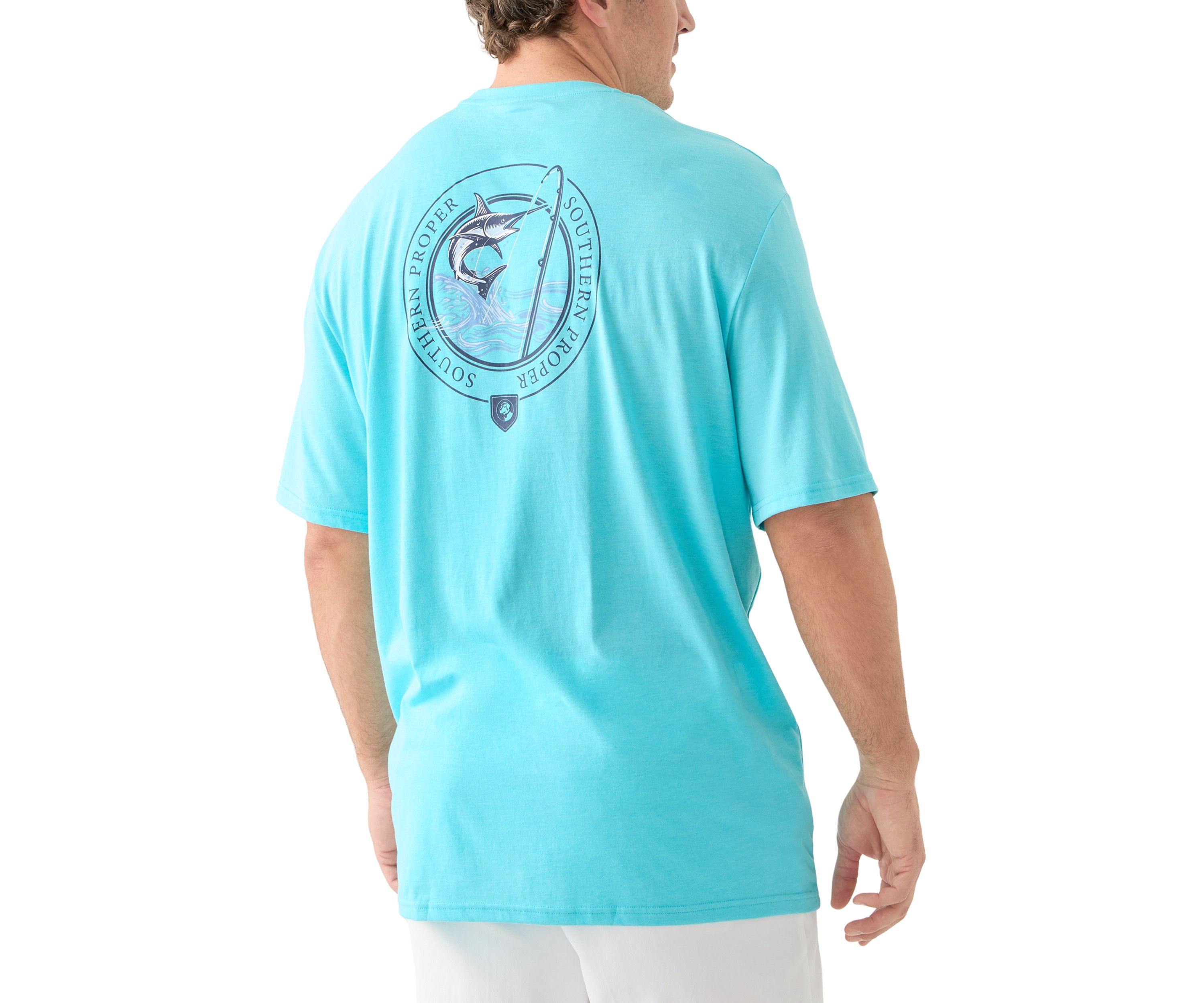 Big & Tall Fishing Graphic T-Shirt