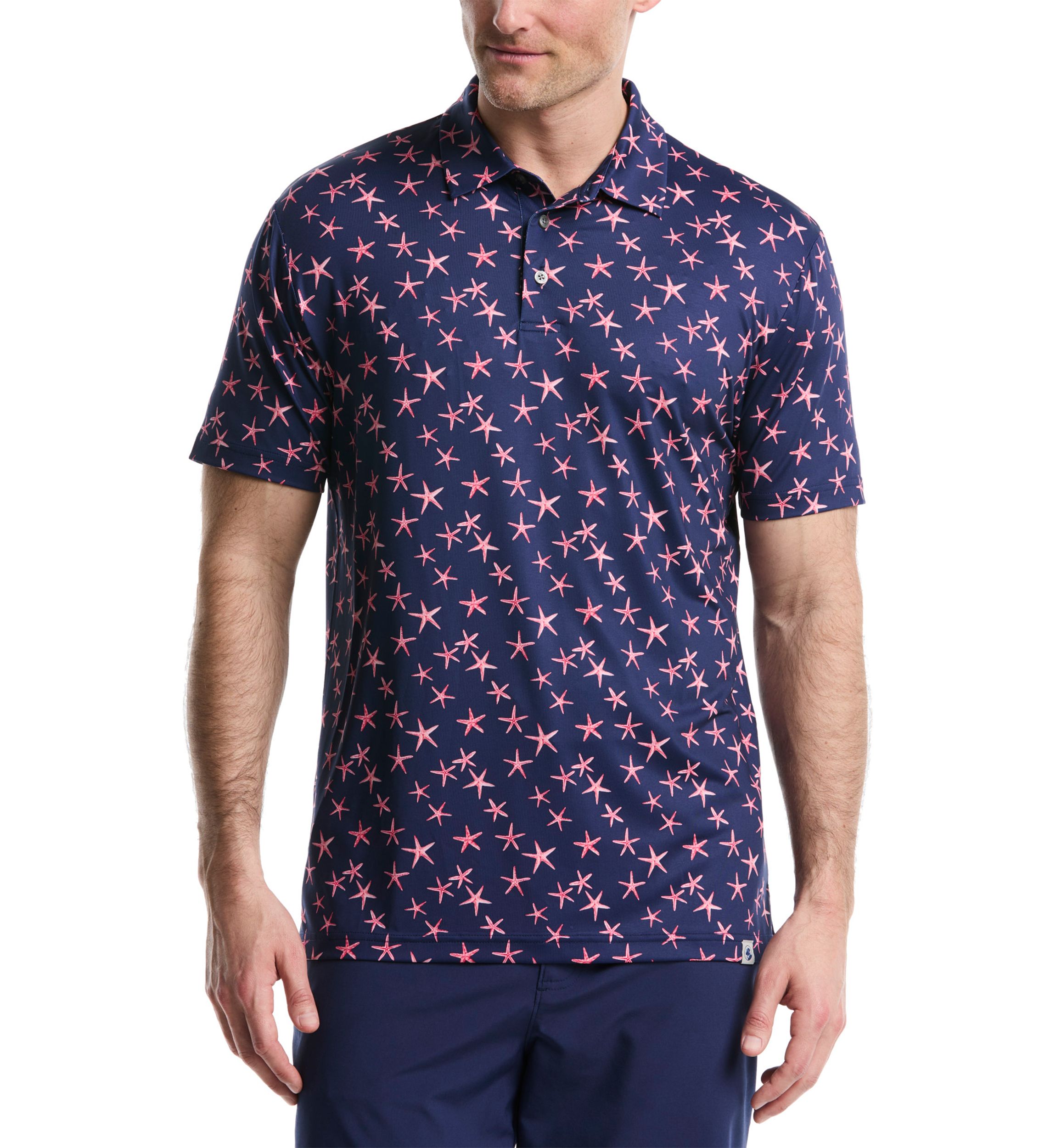 Big & Tall Printed Polo Shirt 